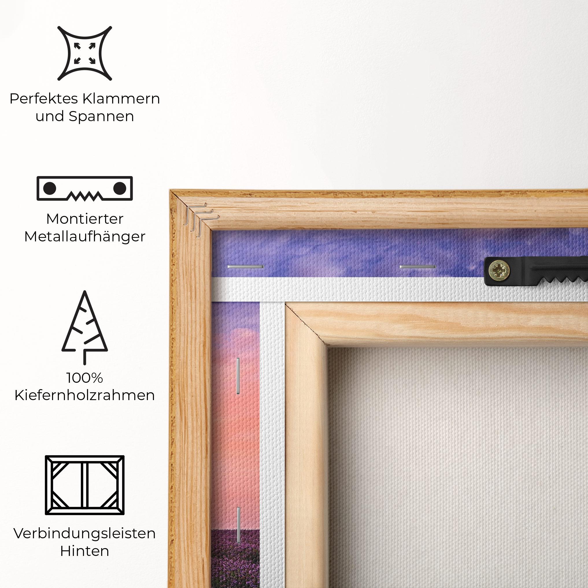 Leinwandbild Lavender Field mockup 5