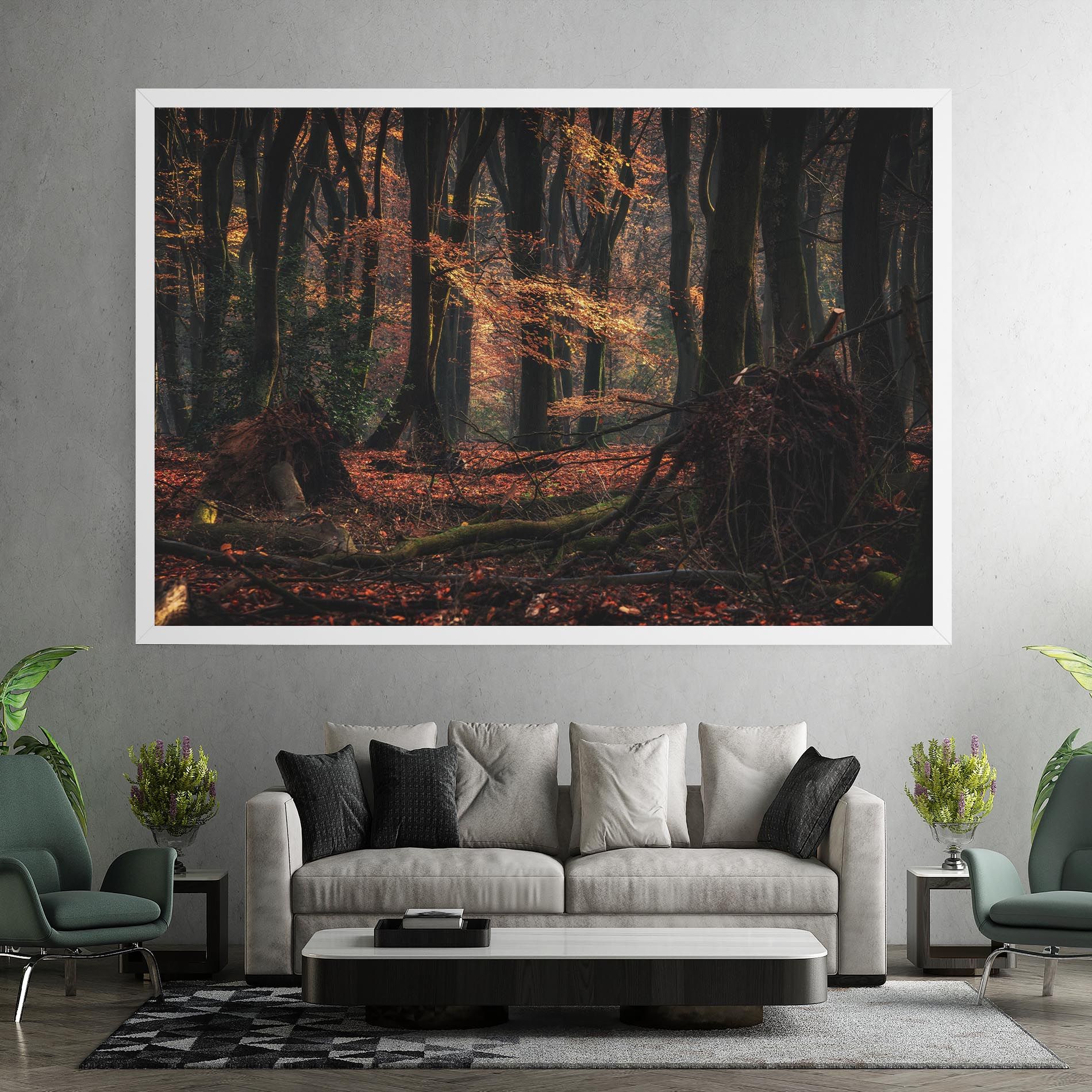 Autumn Forest Trees mockup 7