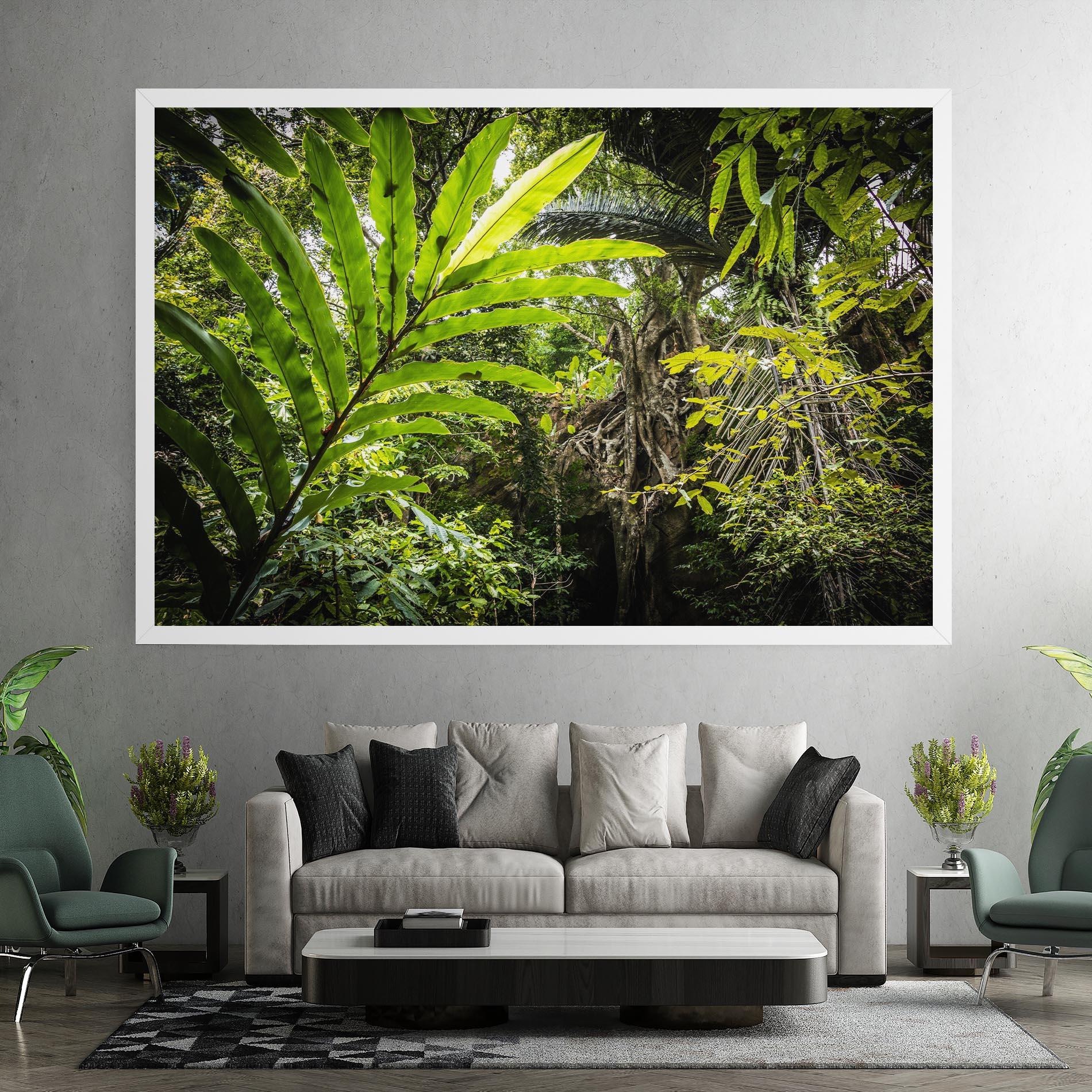 Leinwandbild Big Leaf Forest mockup 7