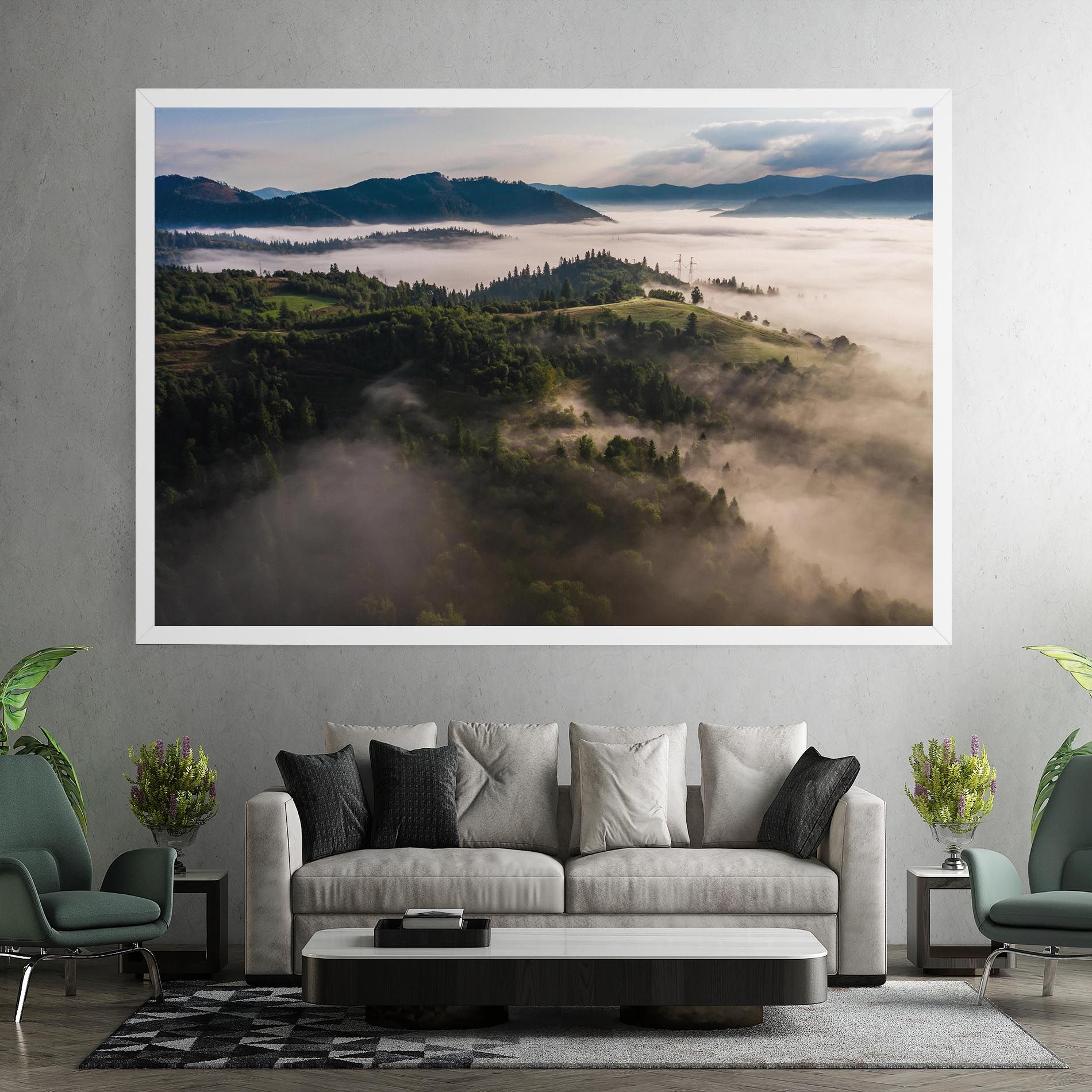 Foggy Forest View mockup 7