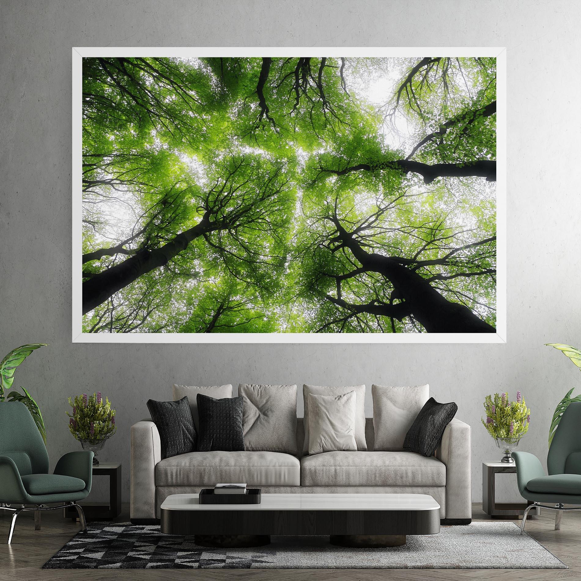 Leinwandbild Forest Green Tree mockup 7