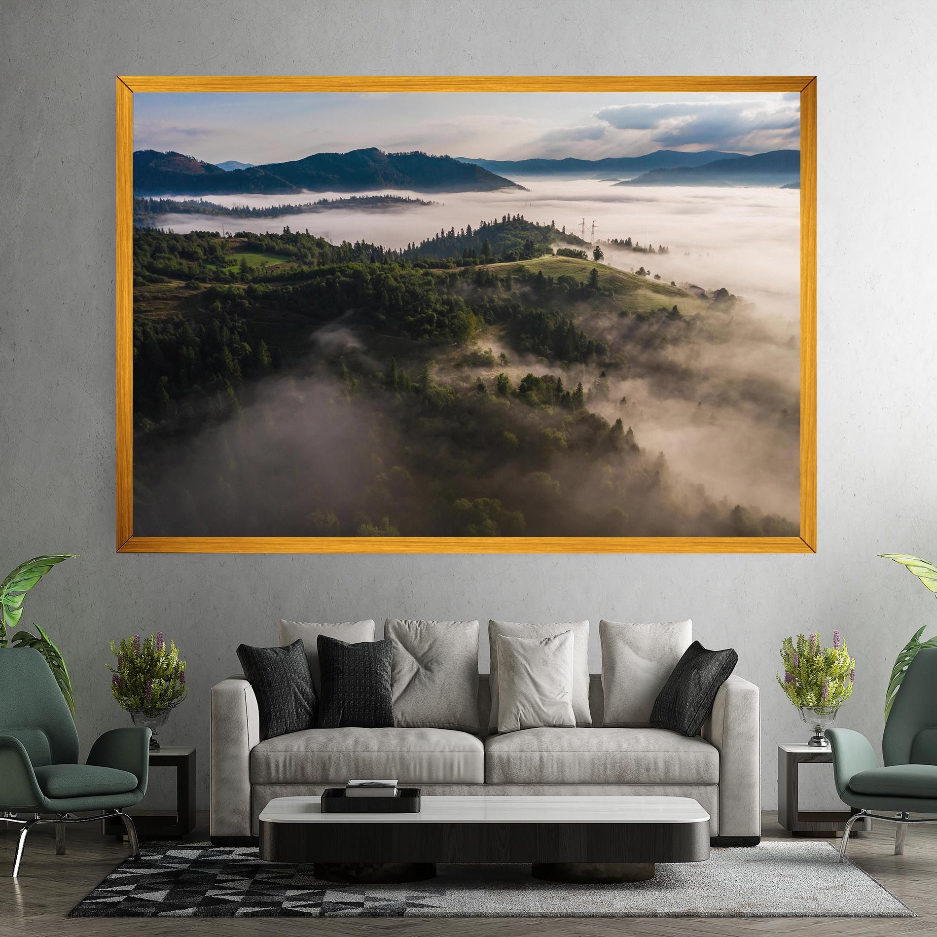 Foggy Forest View mockup 7