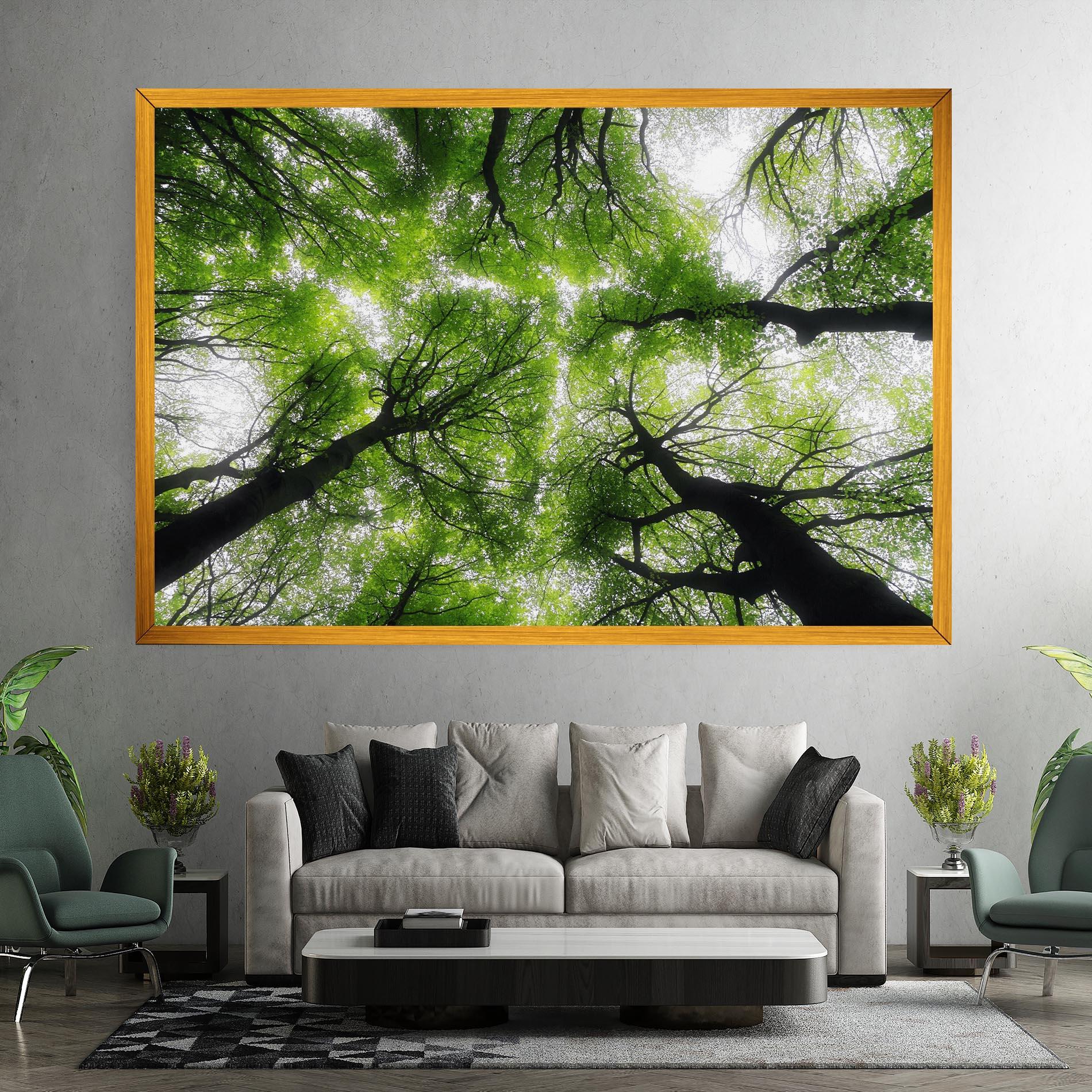 Leinwandbild Forest Green Tree mockup 7
