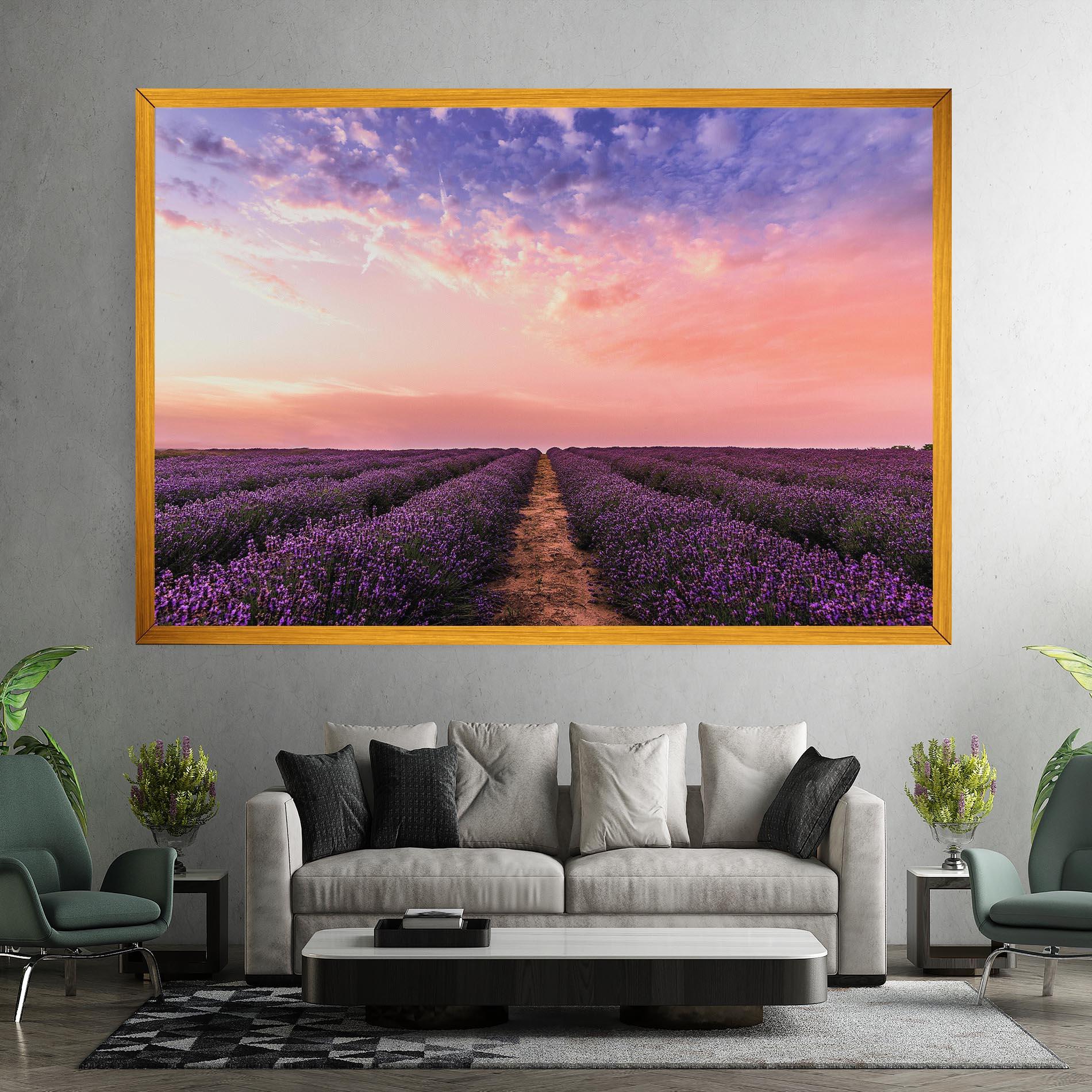 Leinwandbild Lavender Field mockup 7