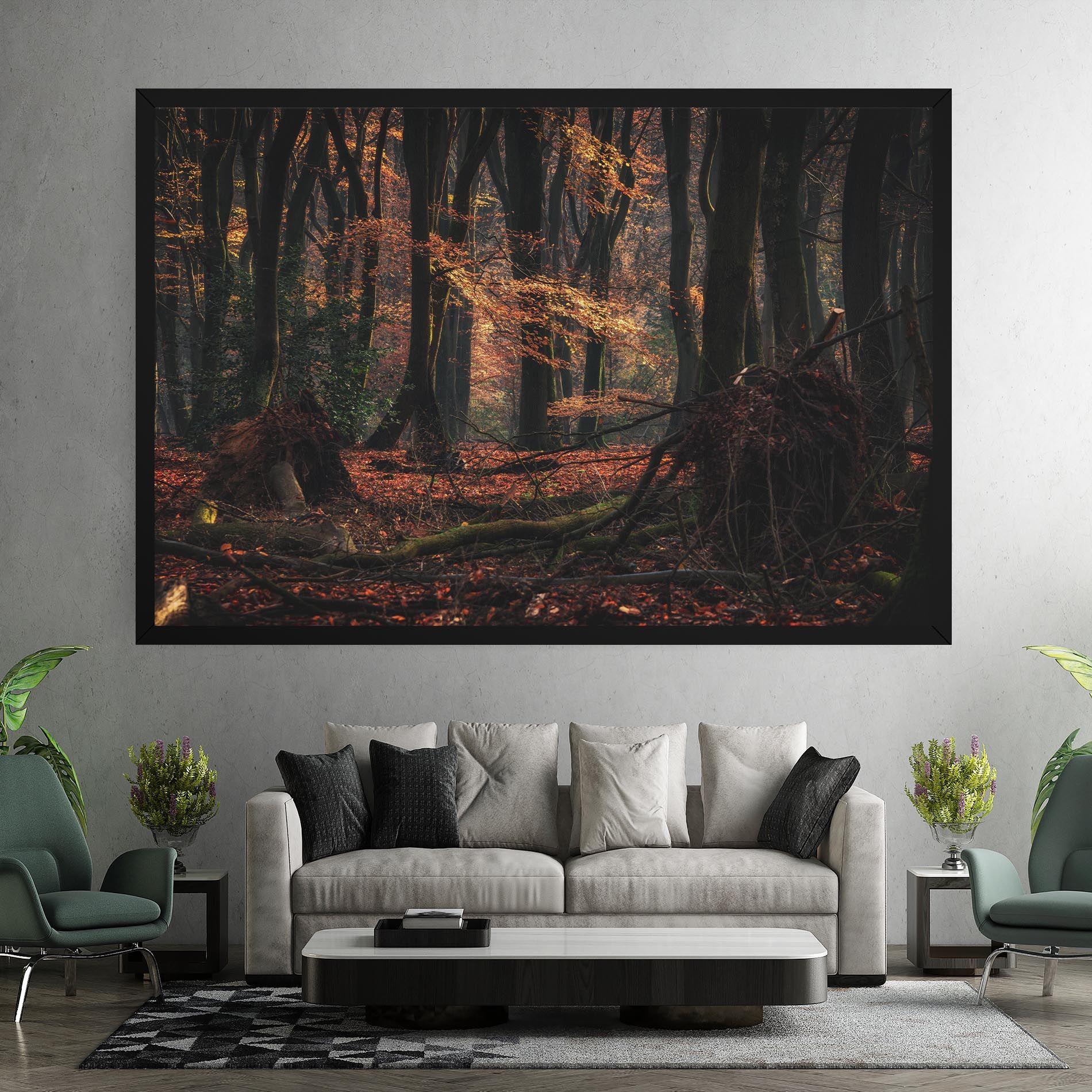 Autumn Forest Trees mockup 7