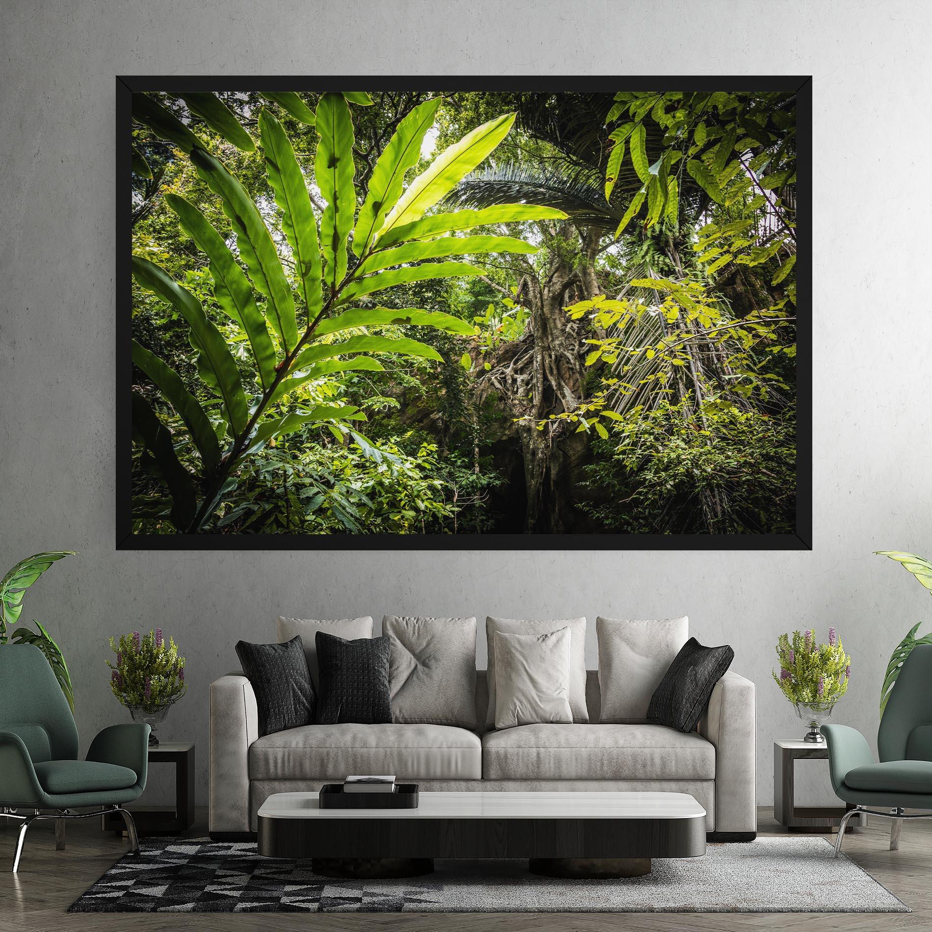 Leinwandbild Big Leaf Forest mockup 7