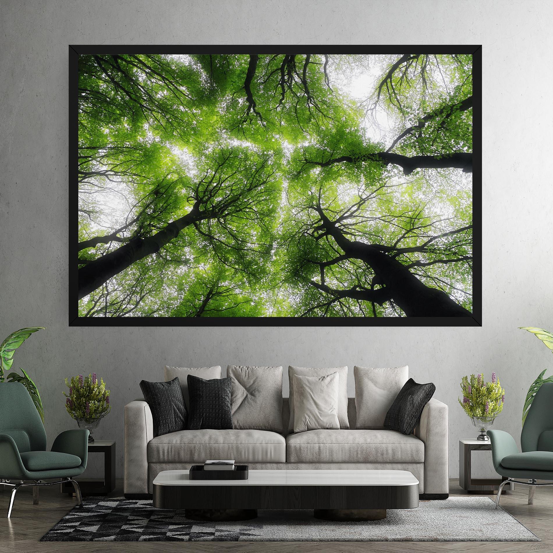 Leinwandbild Forest Green Tree mockup 7