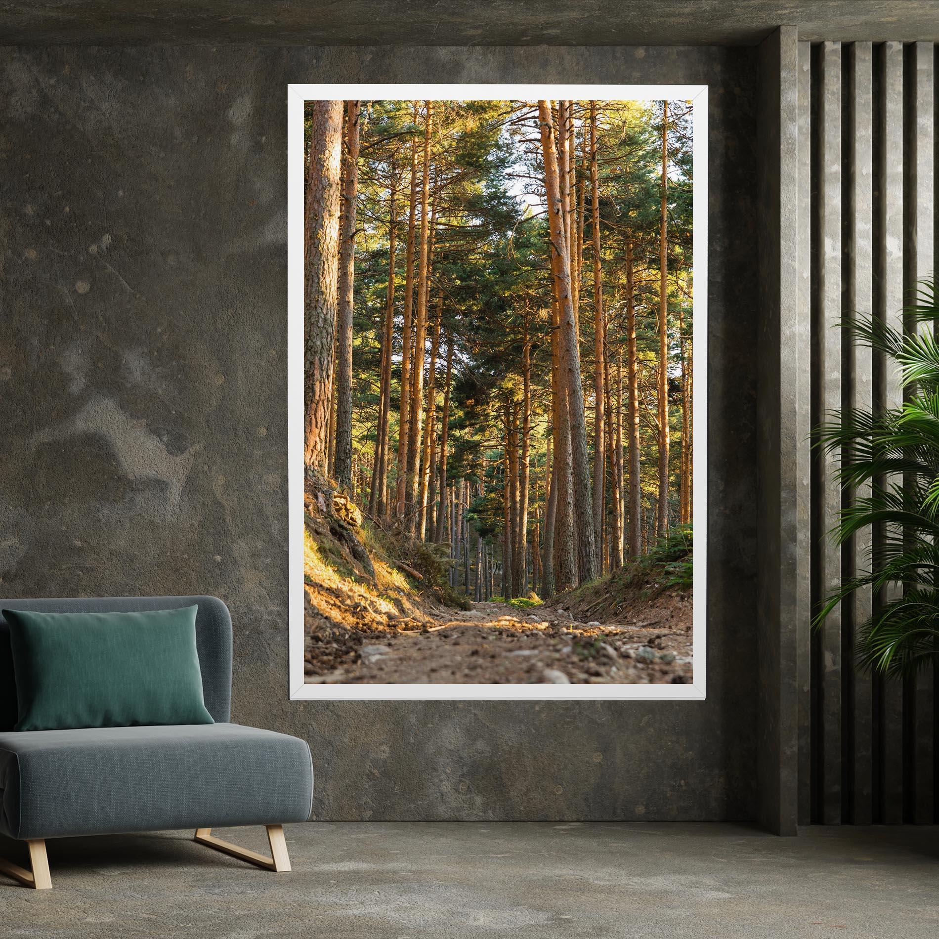 Leinwandbild Big Trees Forest mockup 7