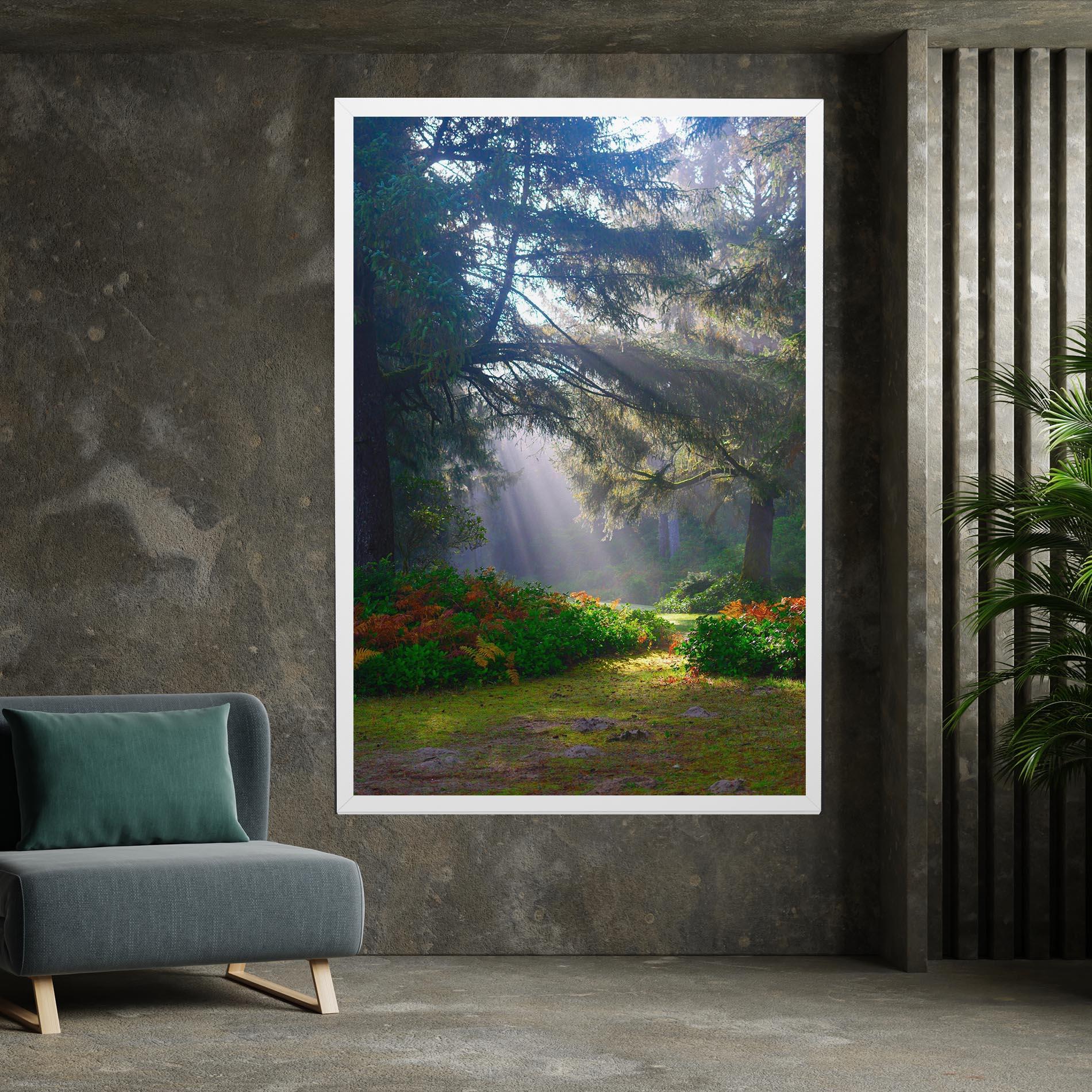 Leinwandbild Forest Light mockup 7