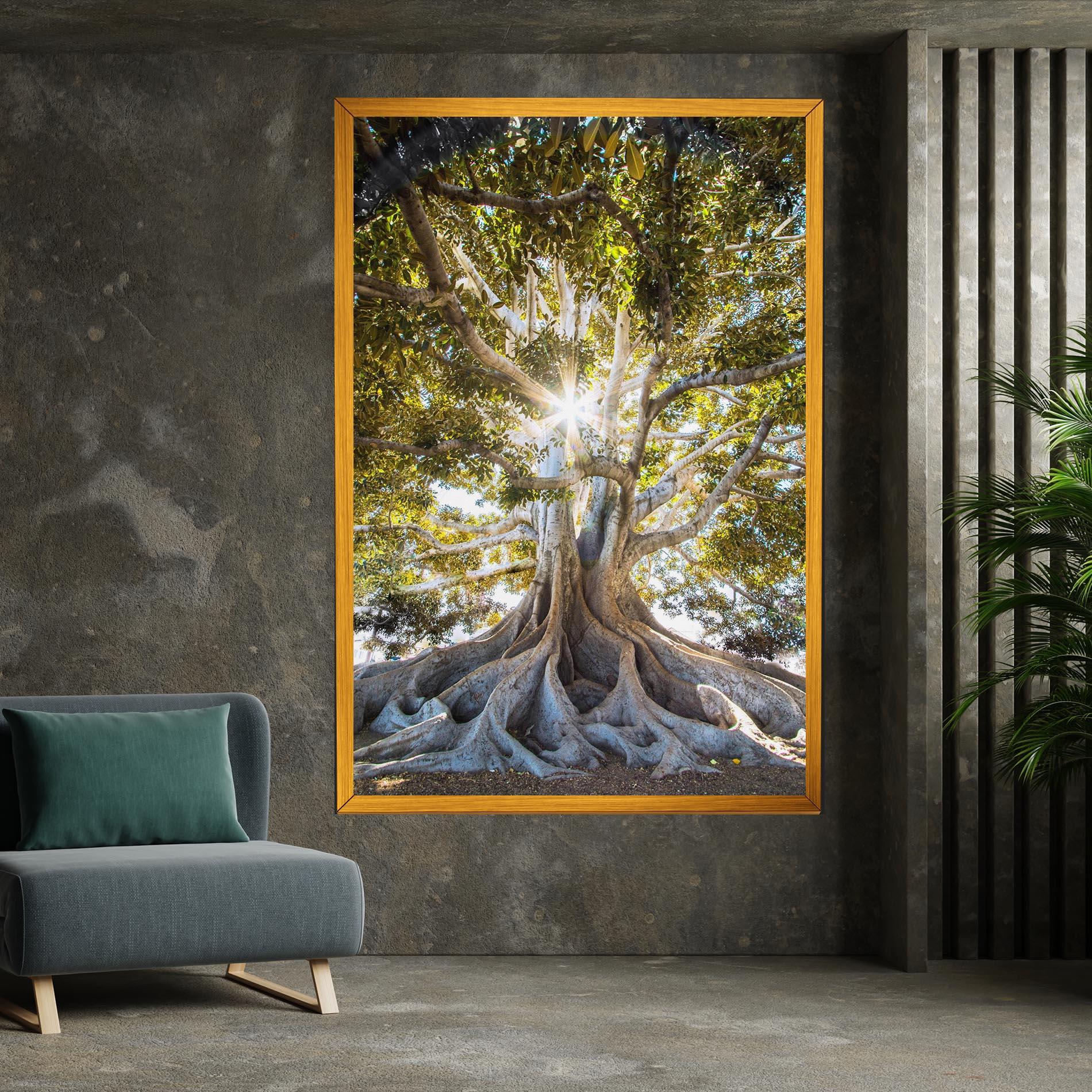 Leinwandbild Big Old Tree mockup 7