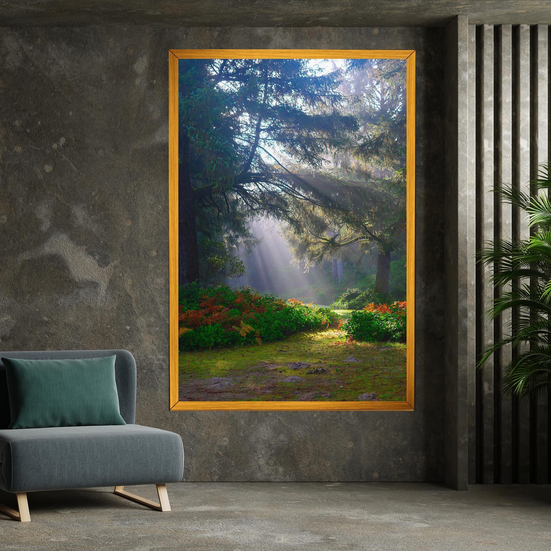 Leinwandbild Forest Light mockup 7