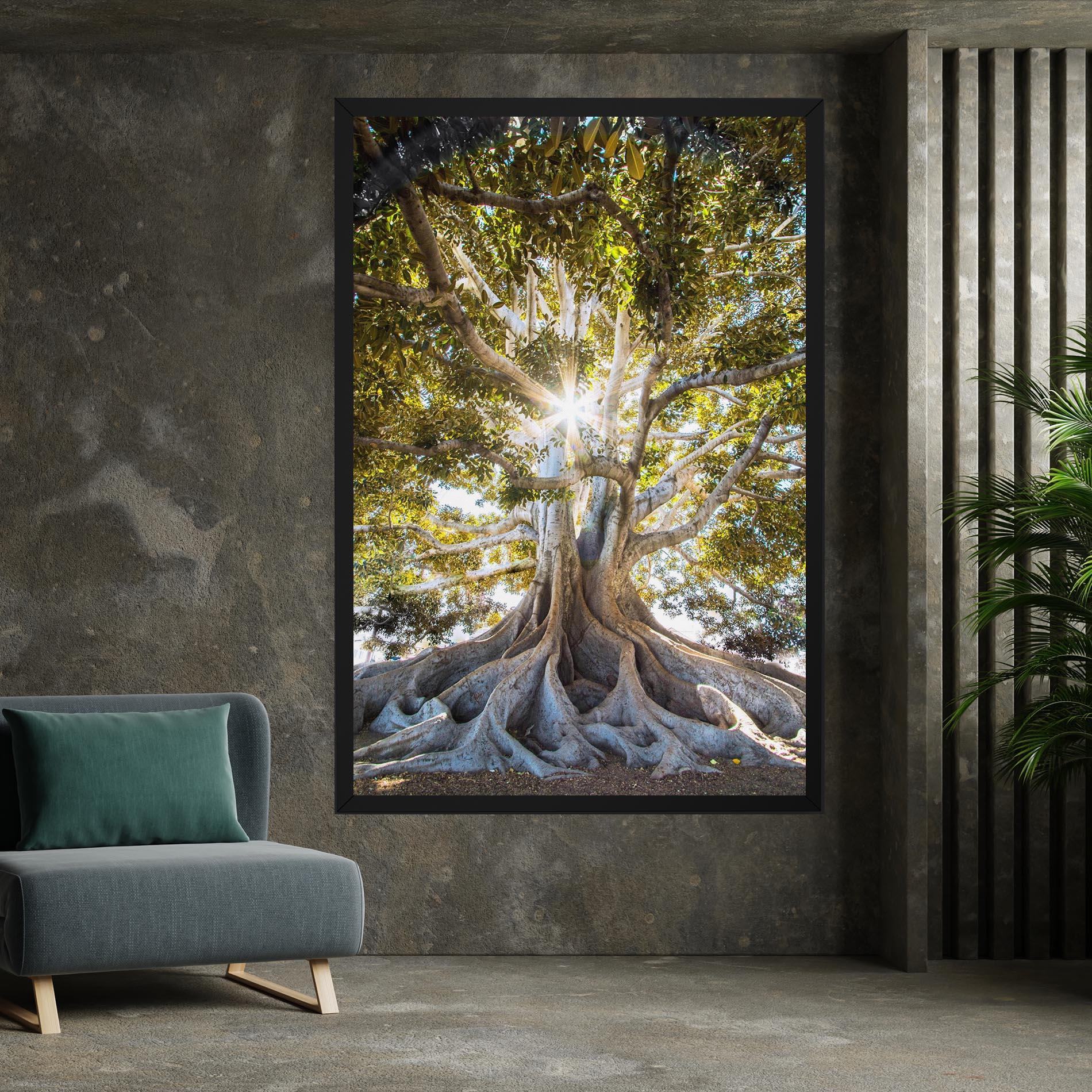 Leinwandbild Big Old Tree mockup 7