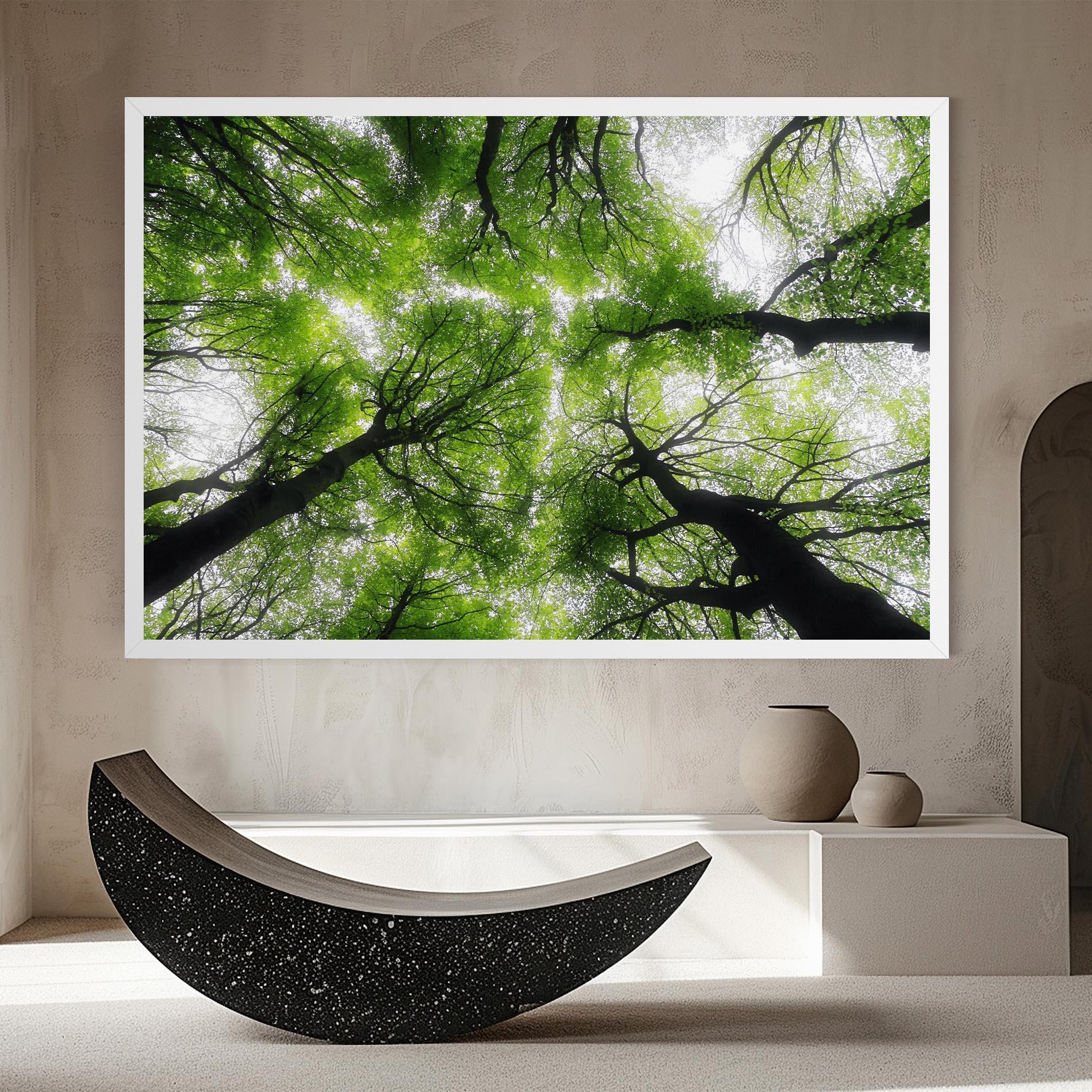 Leinwandbild Forest Green Tree mockup 8