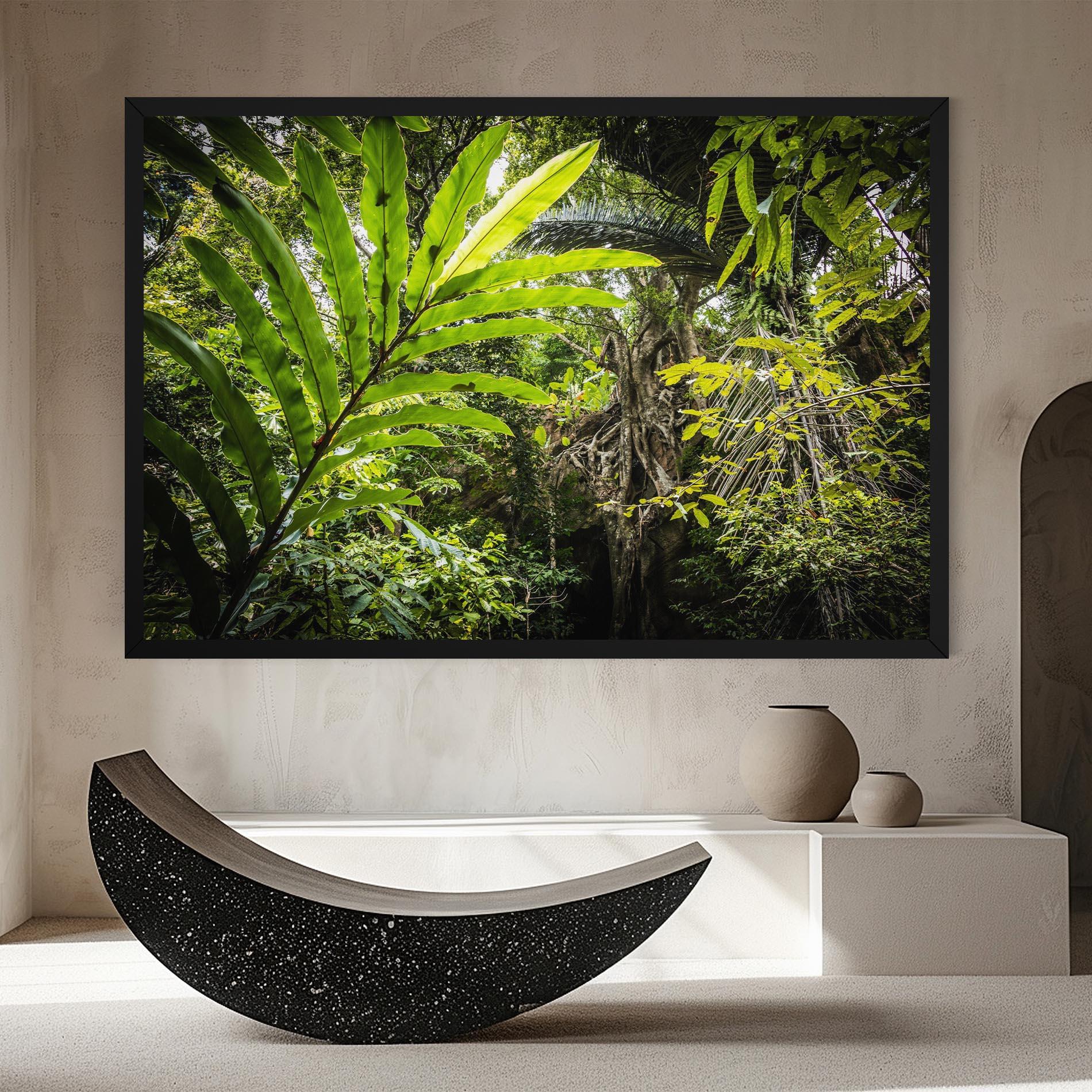 Leinwandbild Big Leaf Forest mockup 8