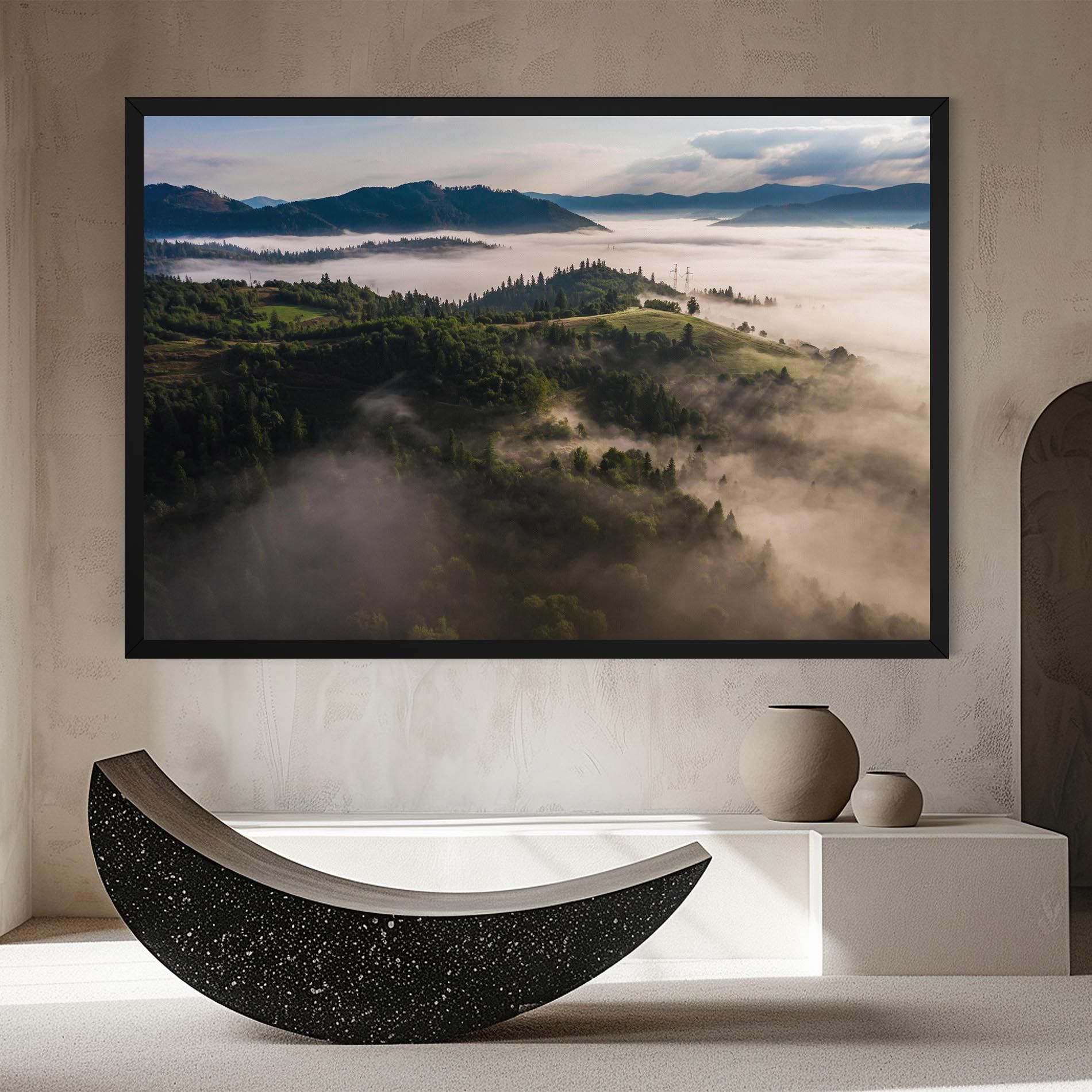 Foggy Forest View mockup 8