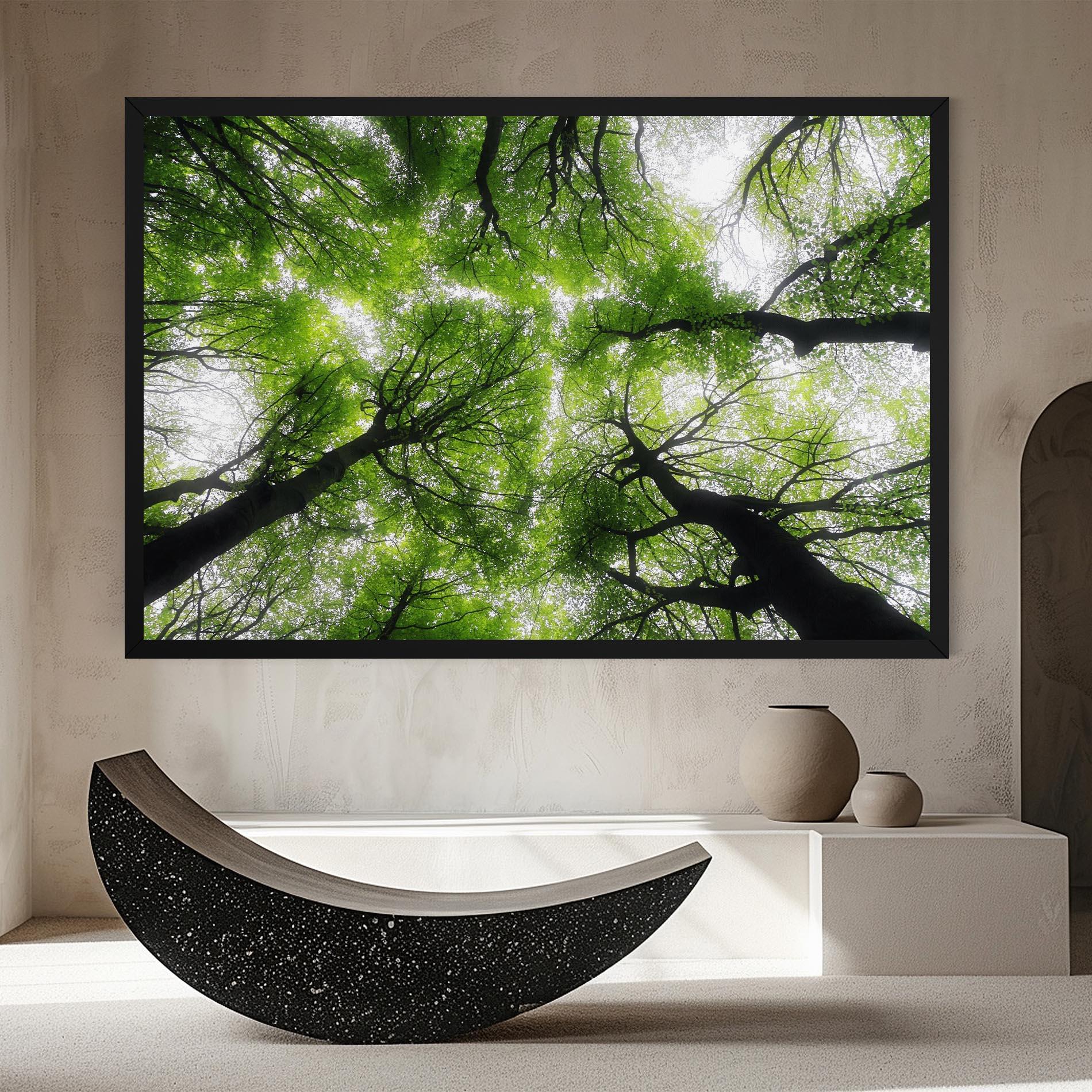 Leinwandbild Forest Green Tree mockup 8