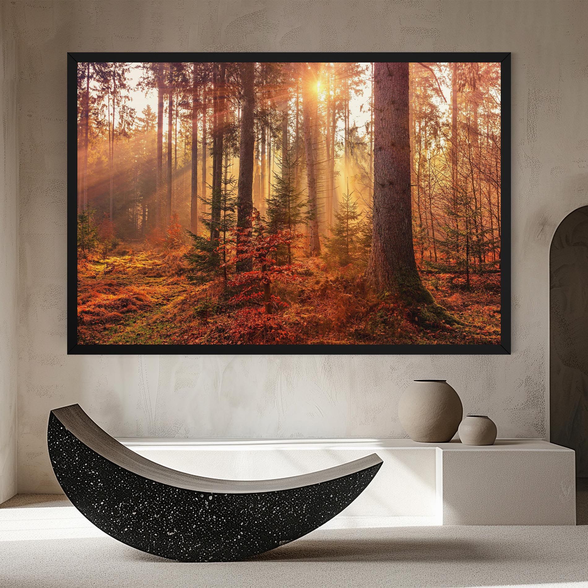 Orange Light Forest mockup 8