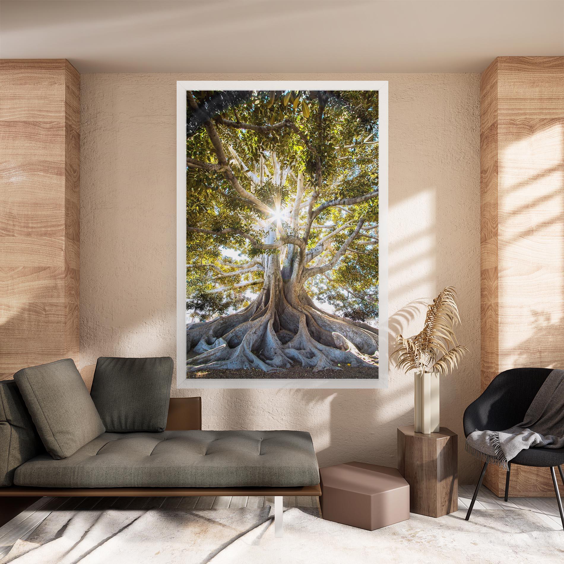 Leinwandbild Big Old Tree mockup 8