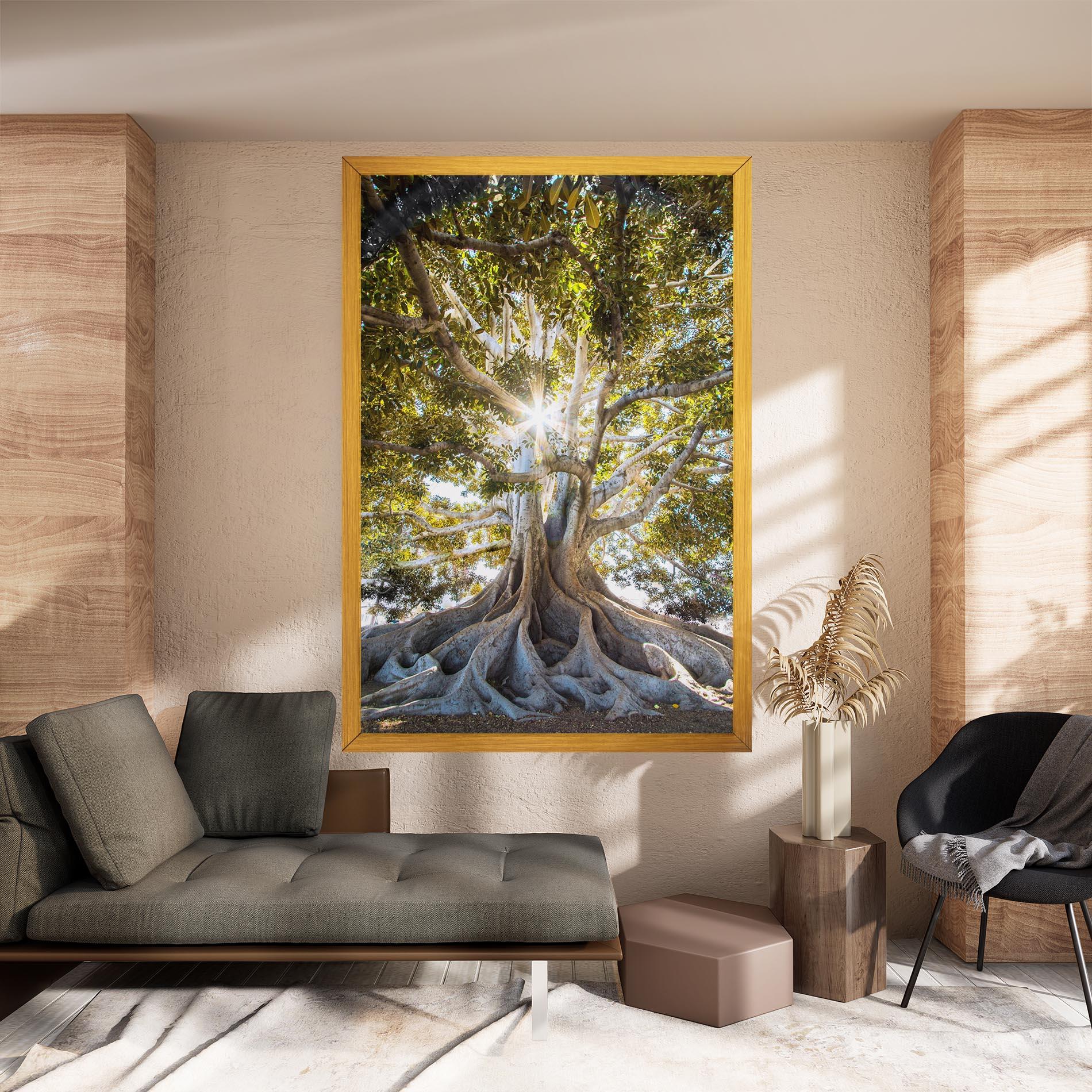 Leinwandbild Big Old Tree mockup 8