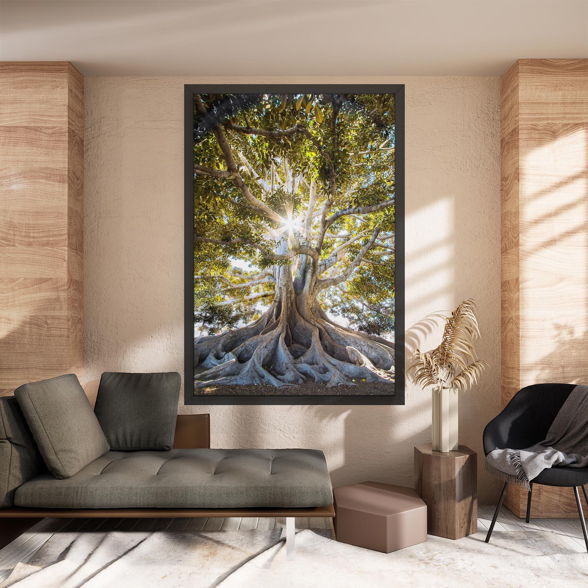 Leinwandbild Big Old Tree mockup 8