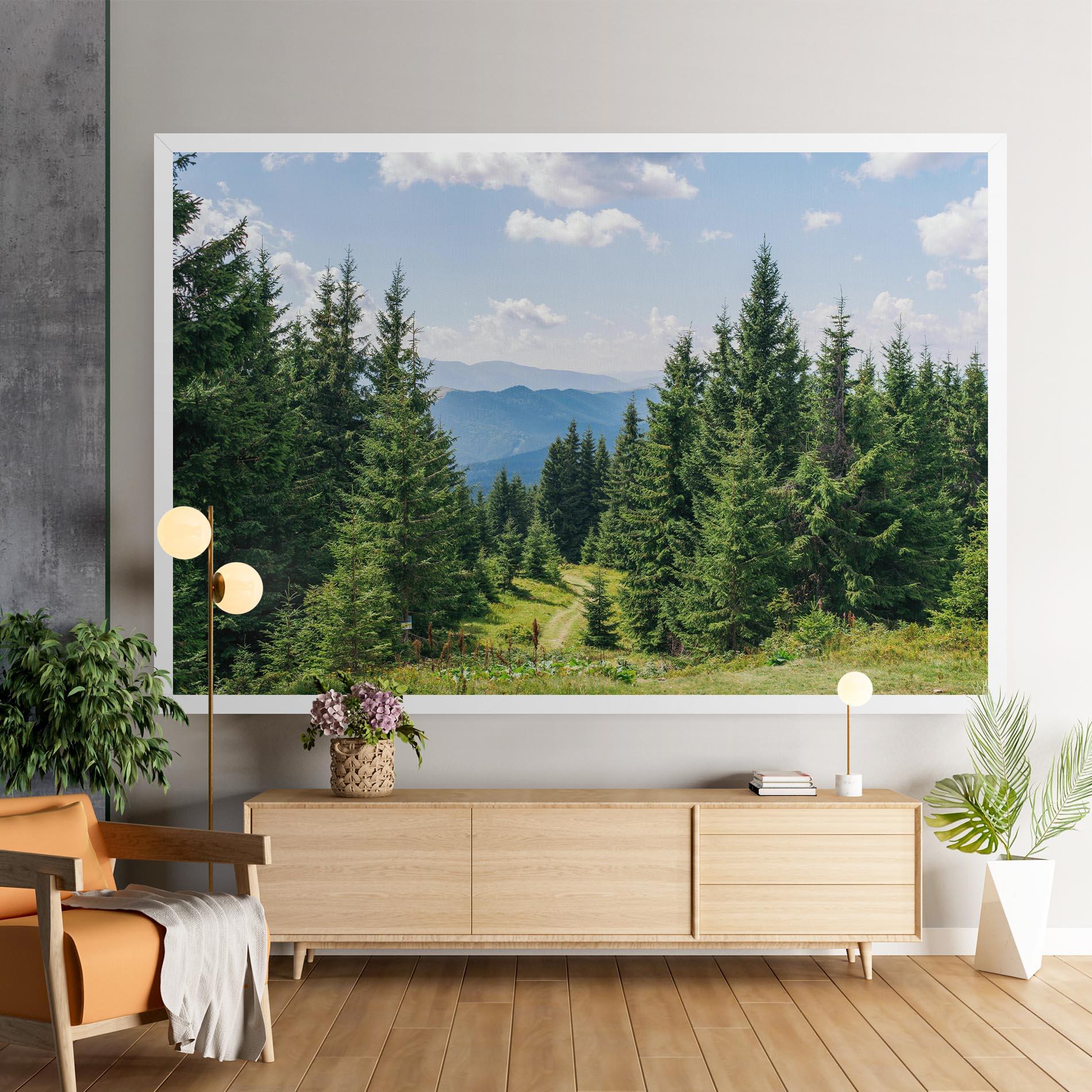 Leinwandbild Carpathian Mountain mockup 9