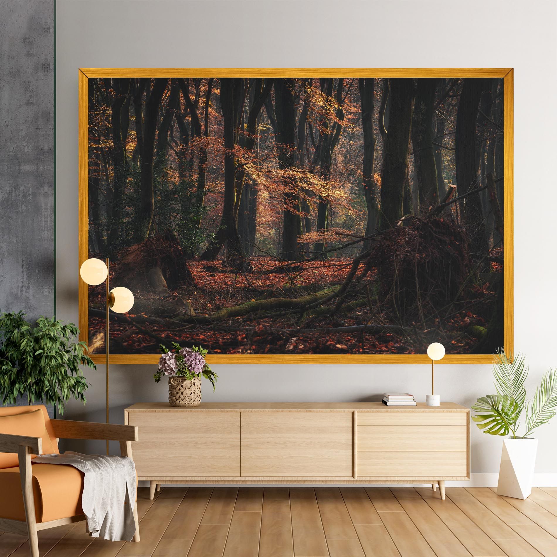 Autumn Forest Trees mockup 9