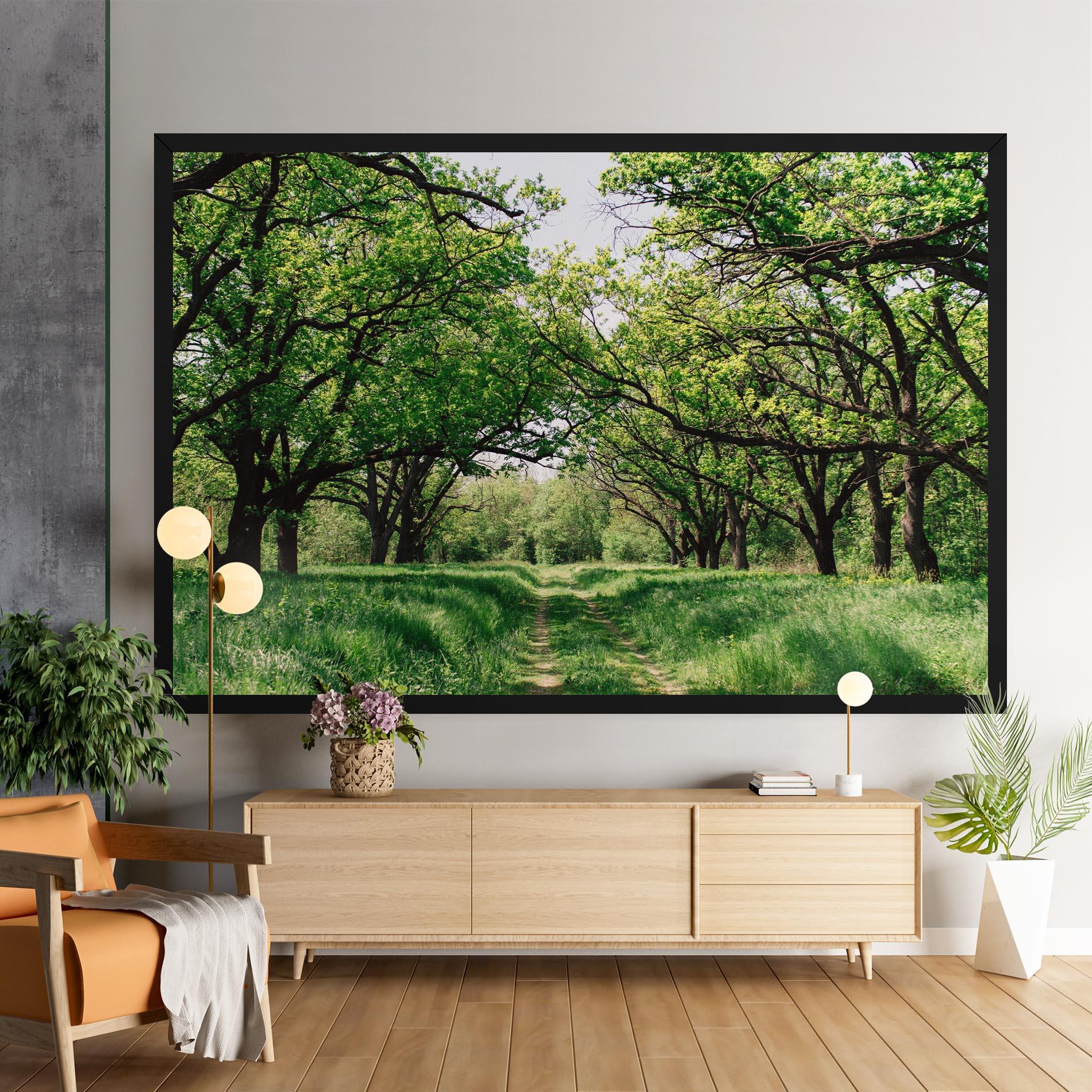Leinwandbild Forest Green Path mockup 9