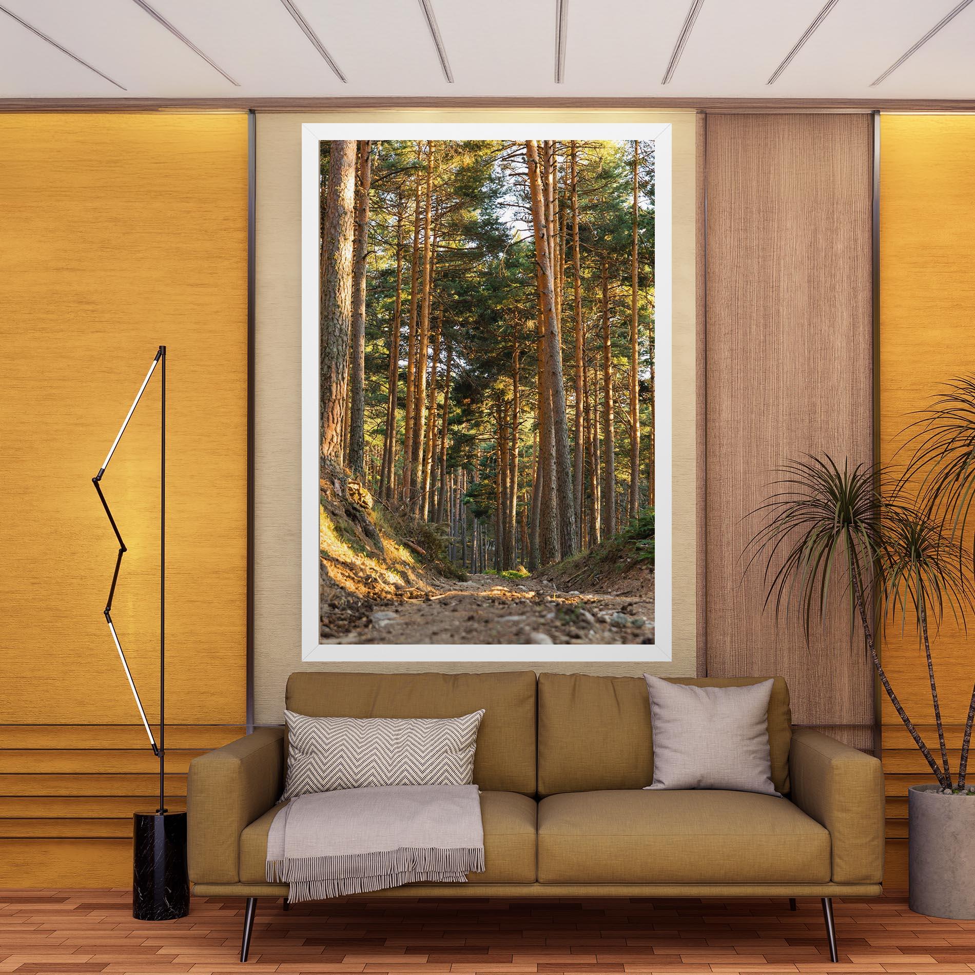 Leinwandbild Big Trees Forest mockup 9