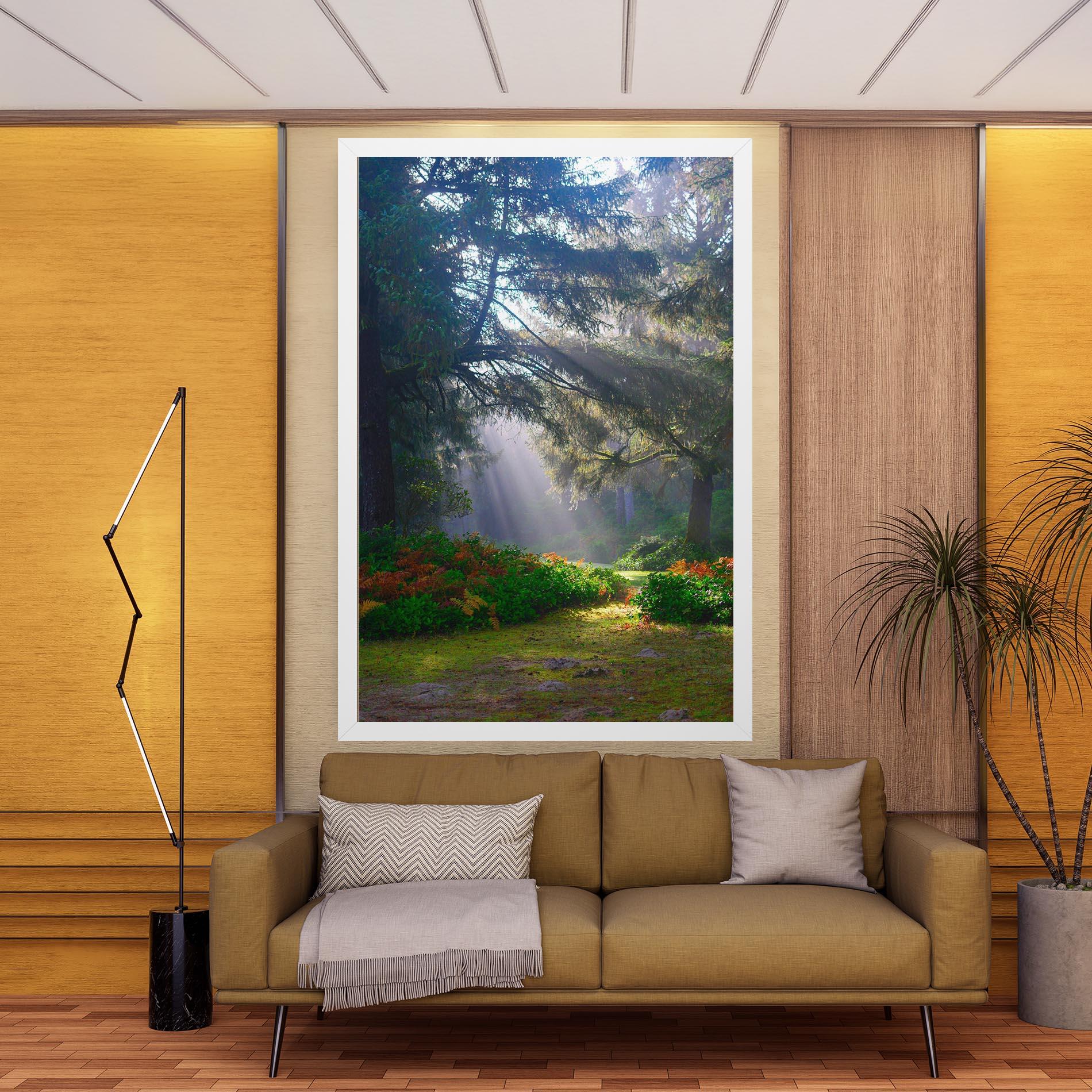 Leinwandbild Forest Light mockup 9