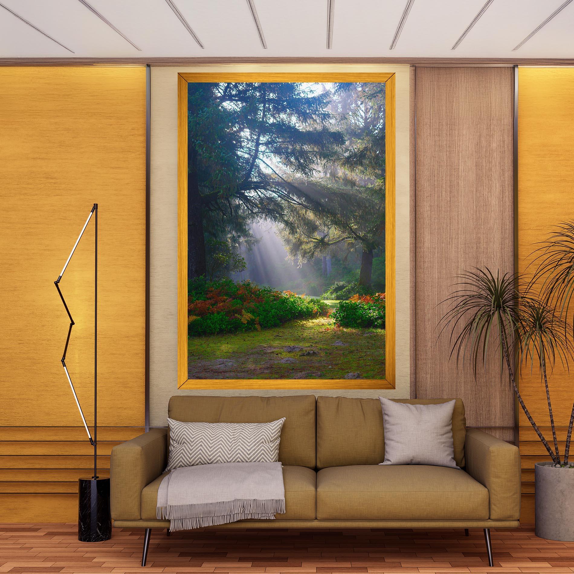 Leinwandbild Forest Light mockup 9