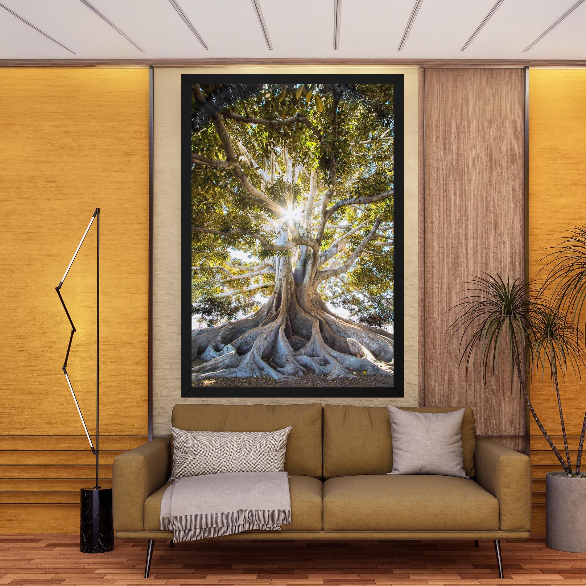 Leinwandbild Big Old Tree mockup 9