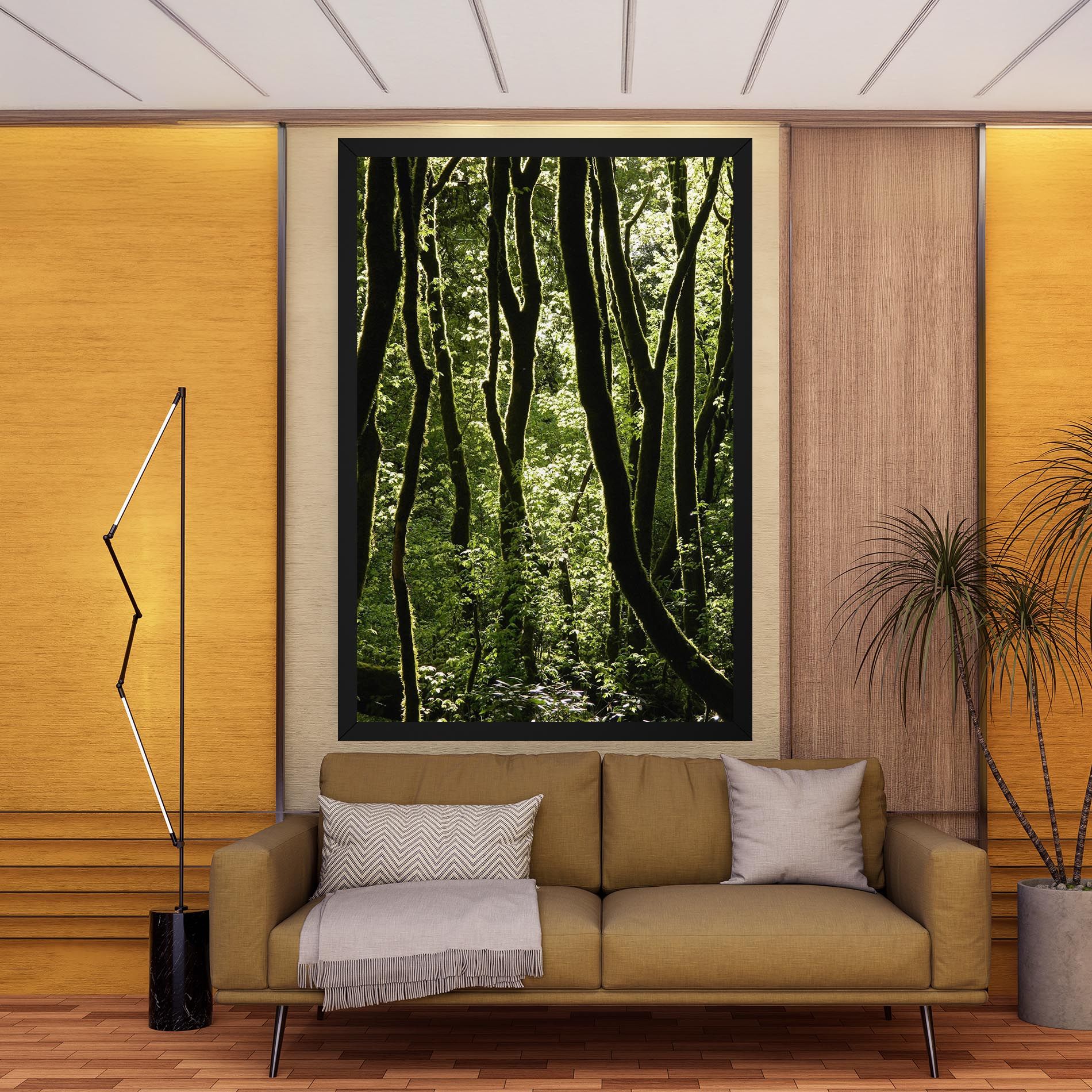 Forest Black Trees mockup 9