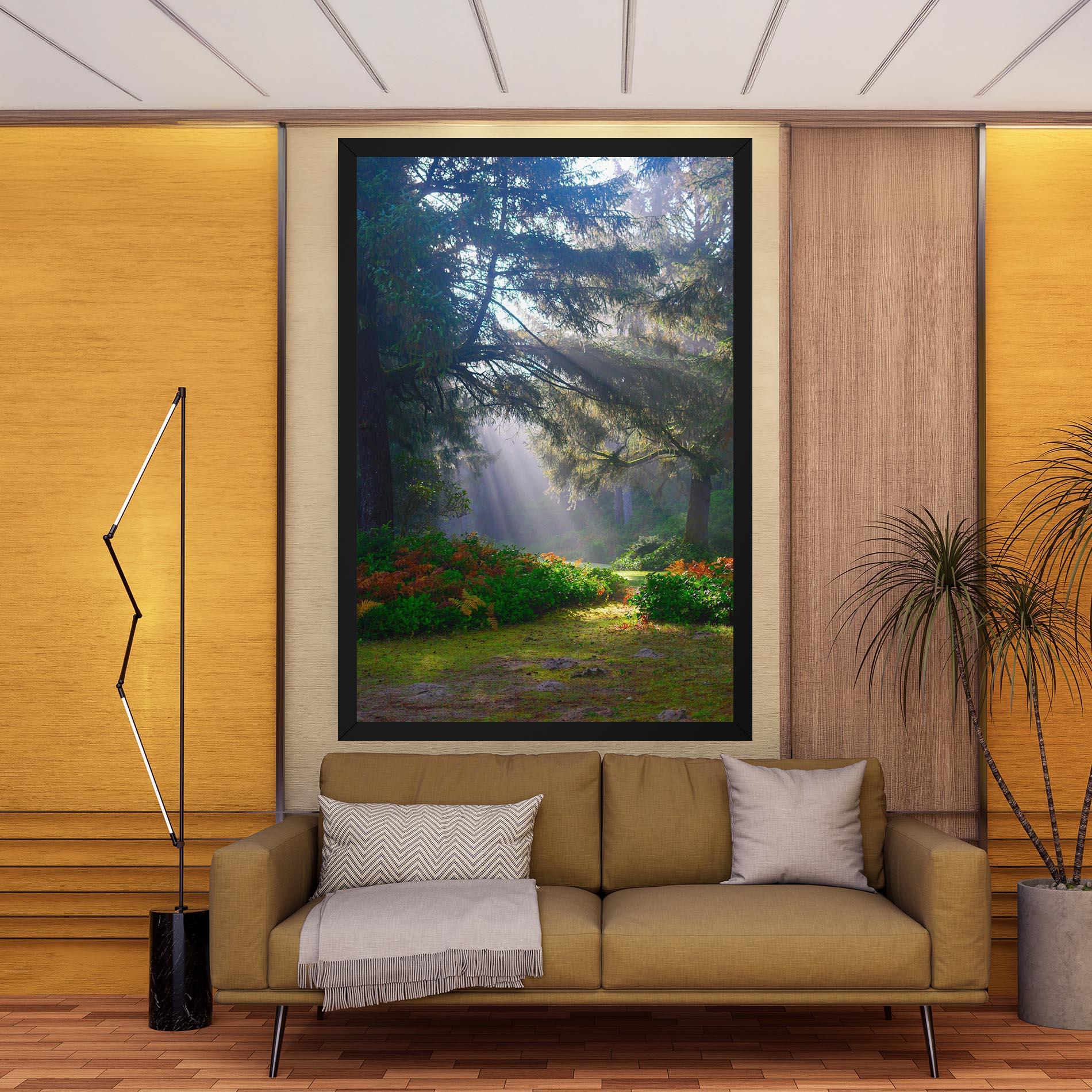 Leinwandbild Forest Light mockup 9