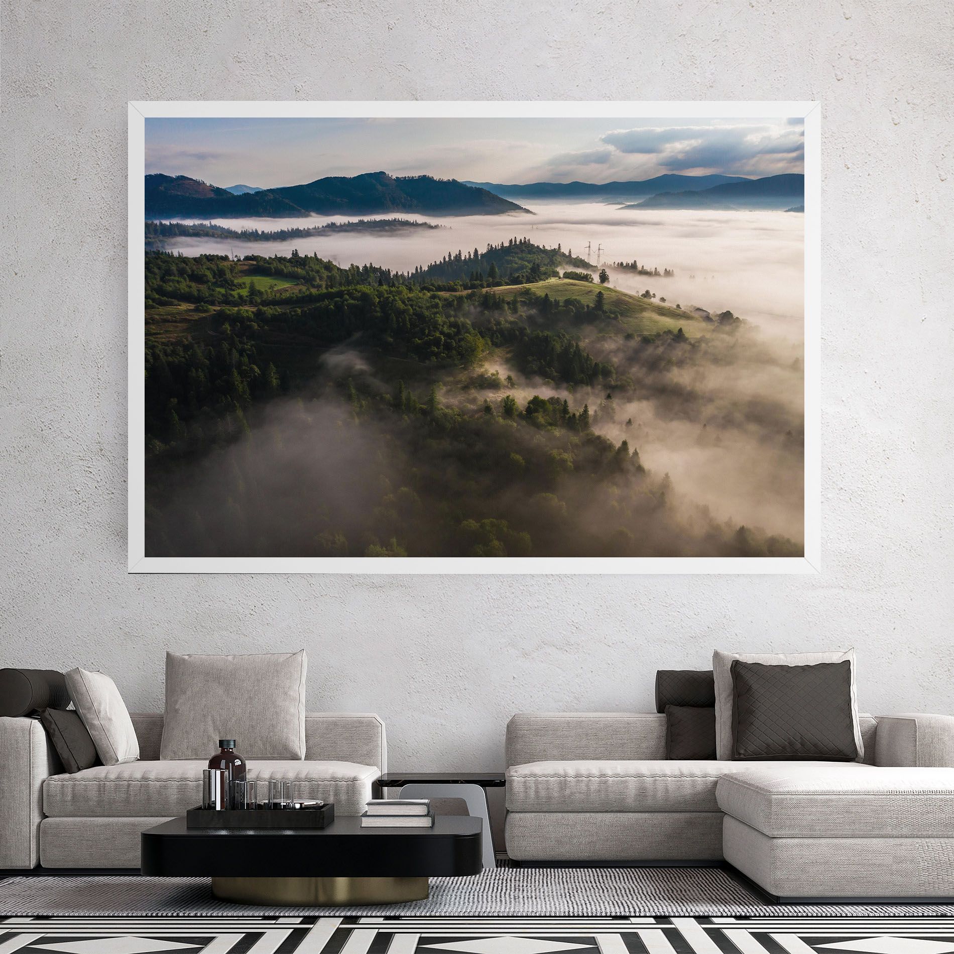 Foggy Forest View mockup 2