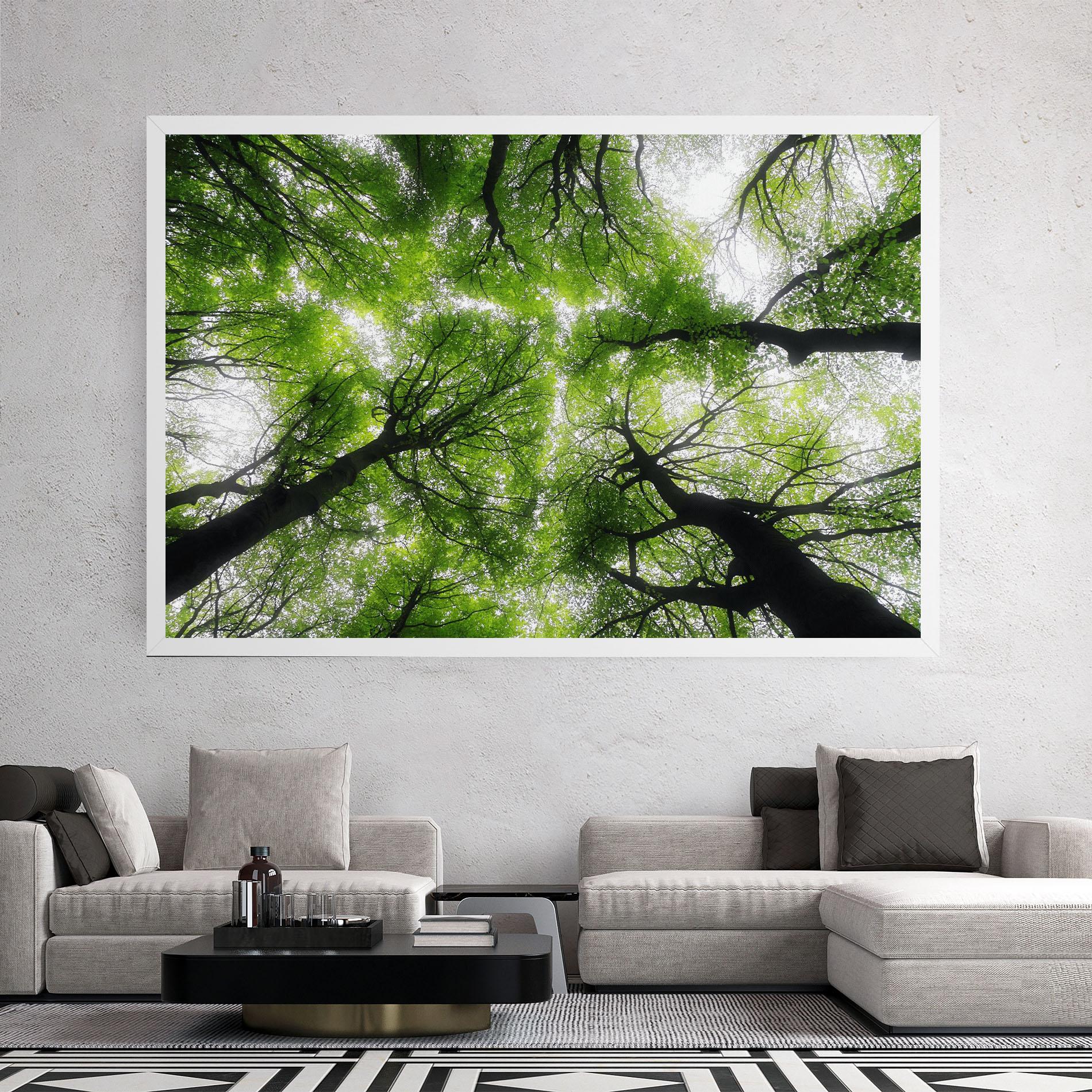 Leinwandbild Forest Green Tree mockup 2