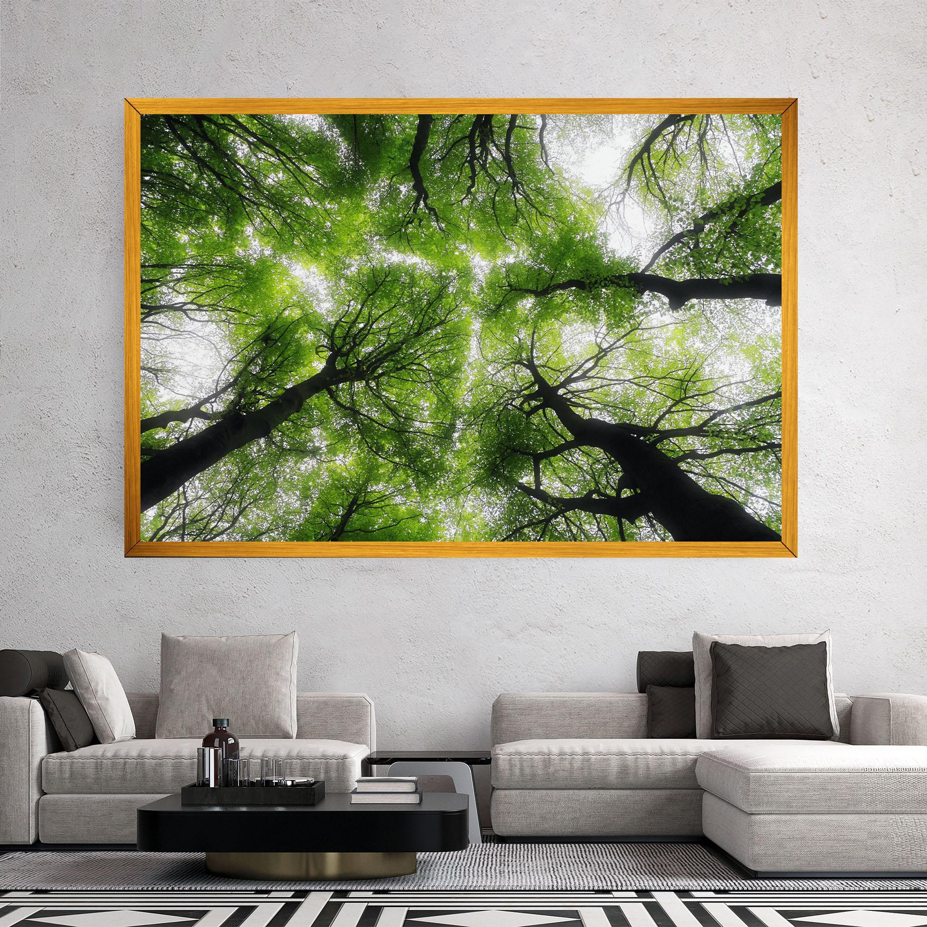 Leinwandbild Forest Green Tree mockup 2