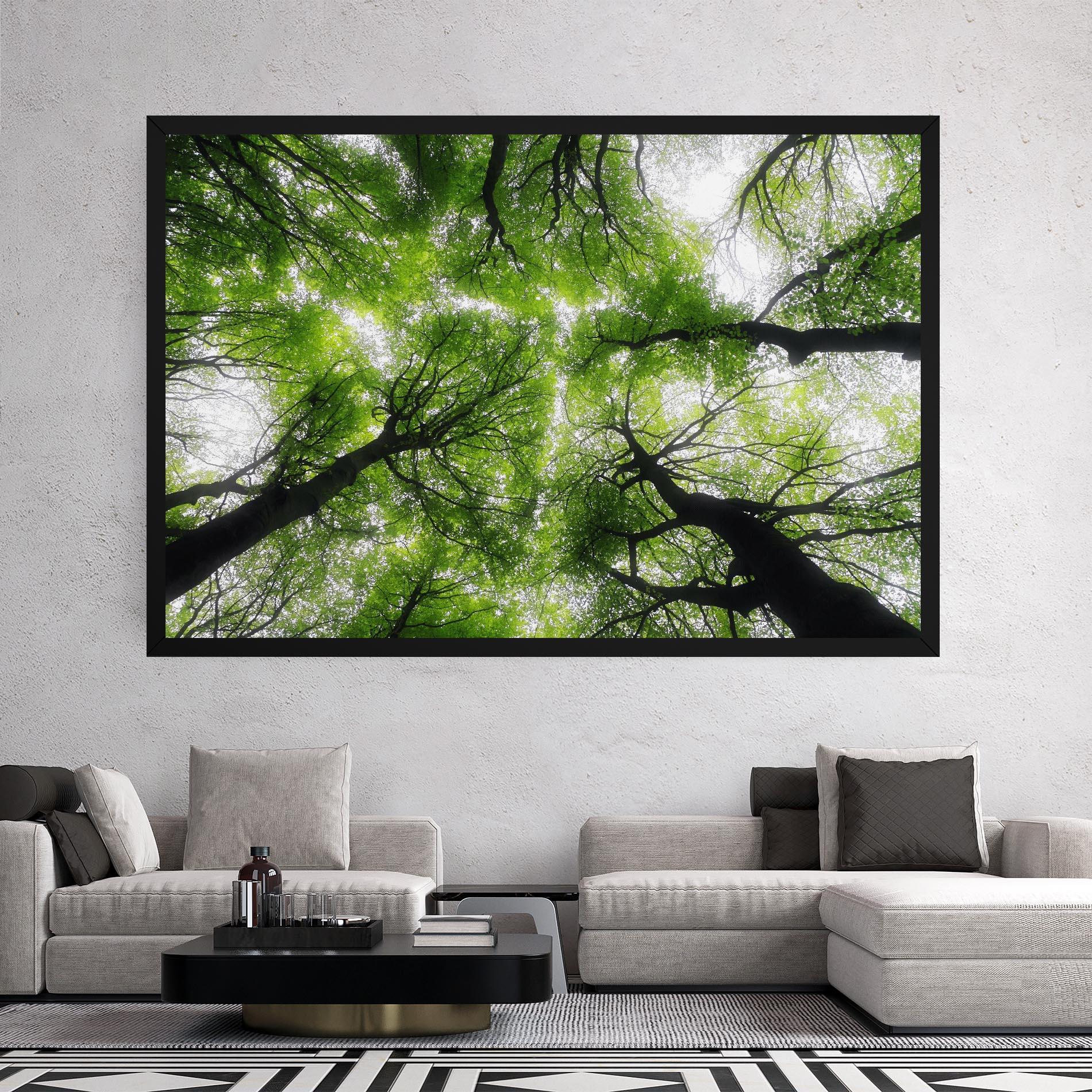 Leinwandbild Forest Green Tree mockup 2