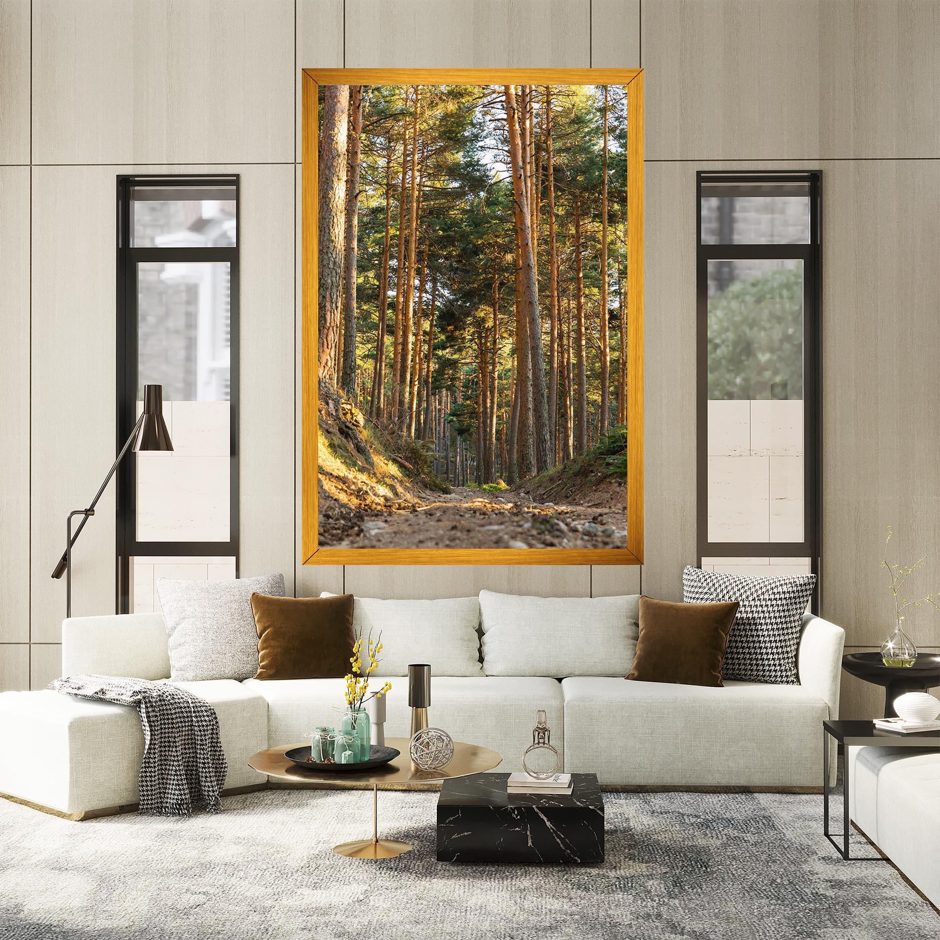 Leinwandbild Big Trees Forest mockup 2