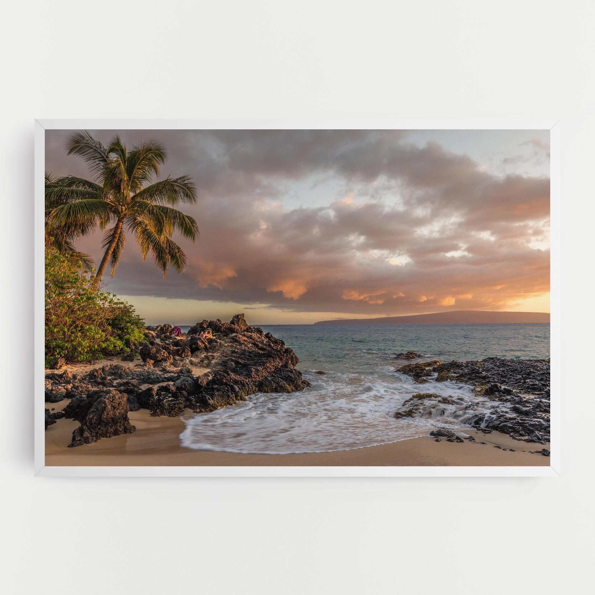 Beautiful Beach Landscape mockup 0