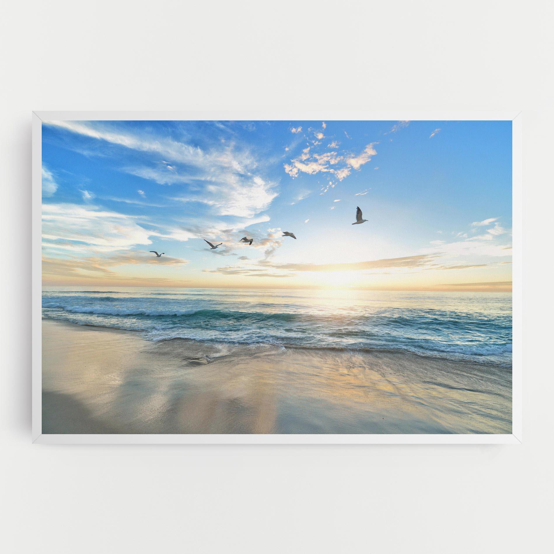 Leinwandbild Beautiful Beach mockup 0