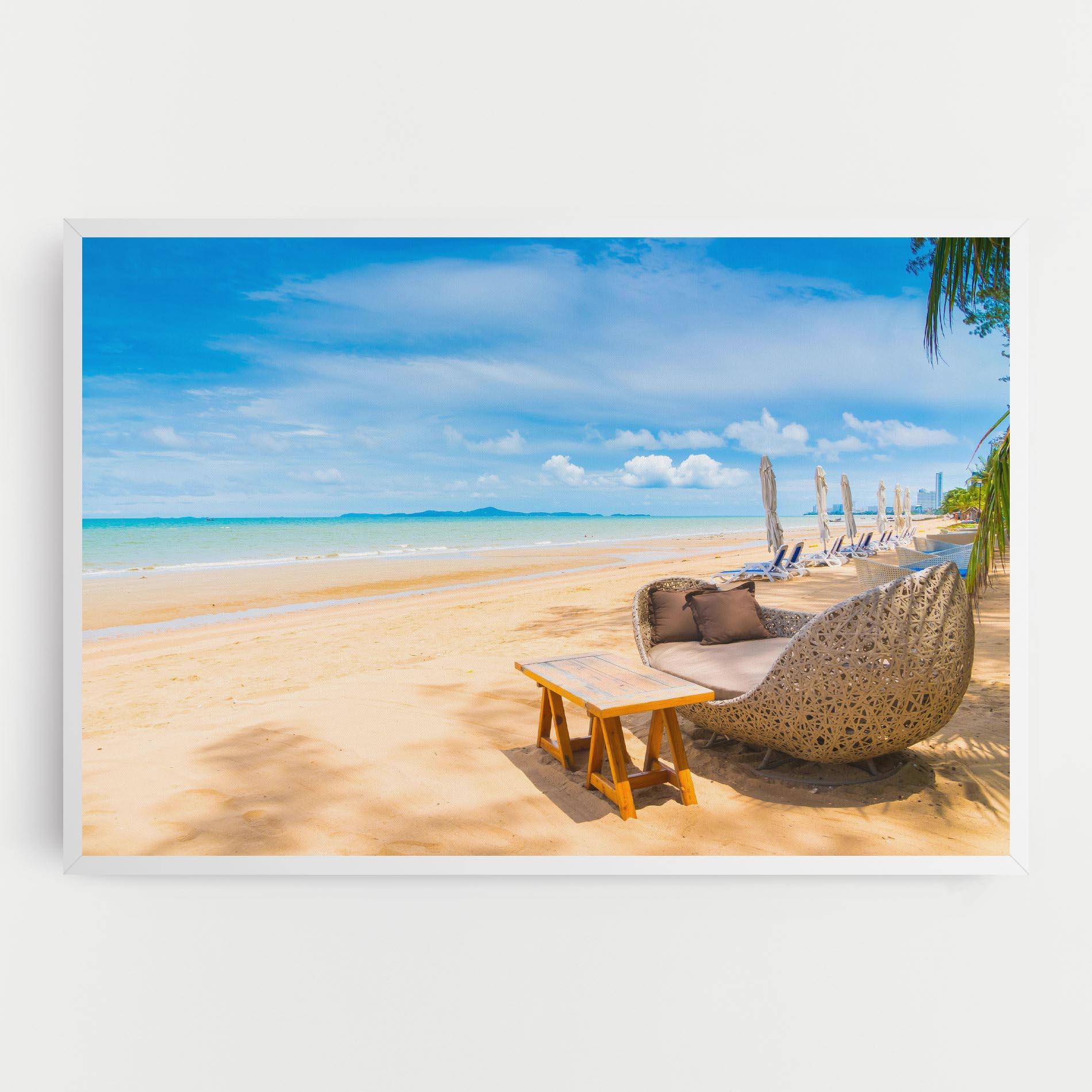 Leinwandbild Dinning Blue Sky mockup 0