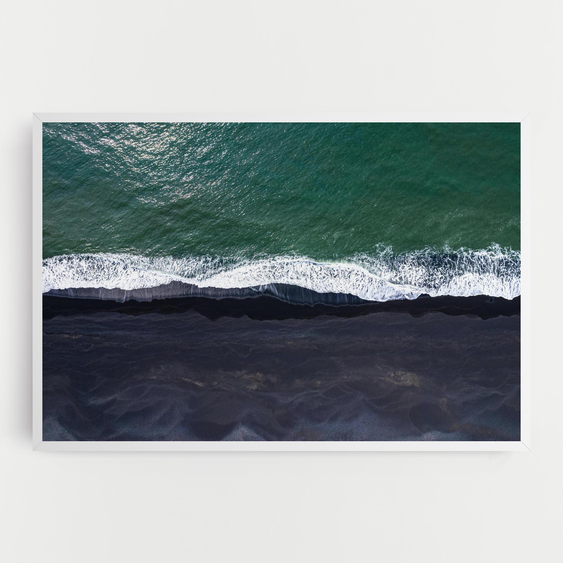 Leinwandbild Green Blue Beach mockup 0