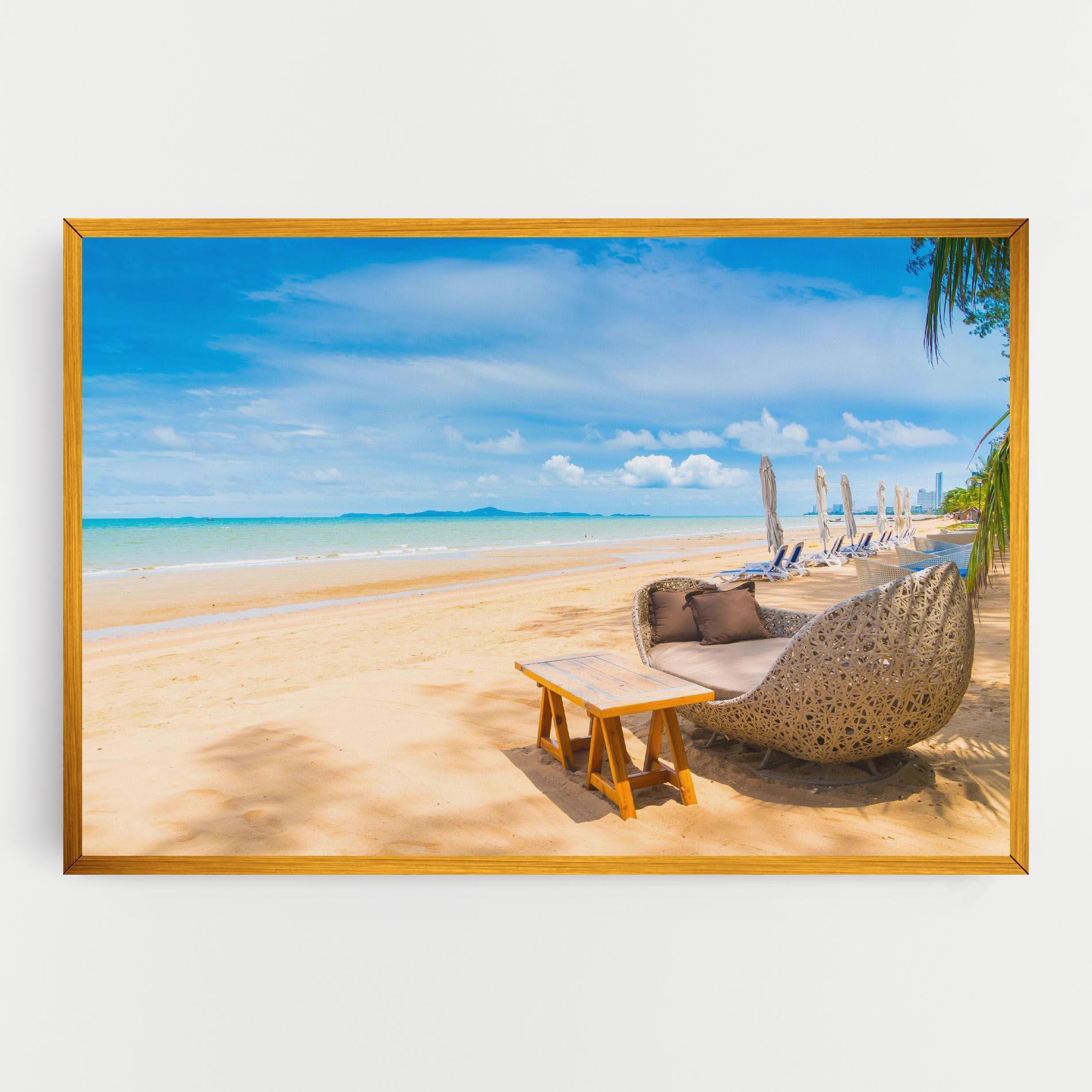 Leinwandbild Dinning Blue Sky mockup 0