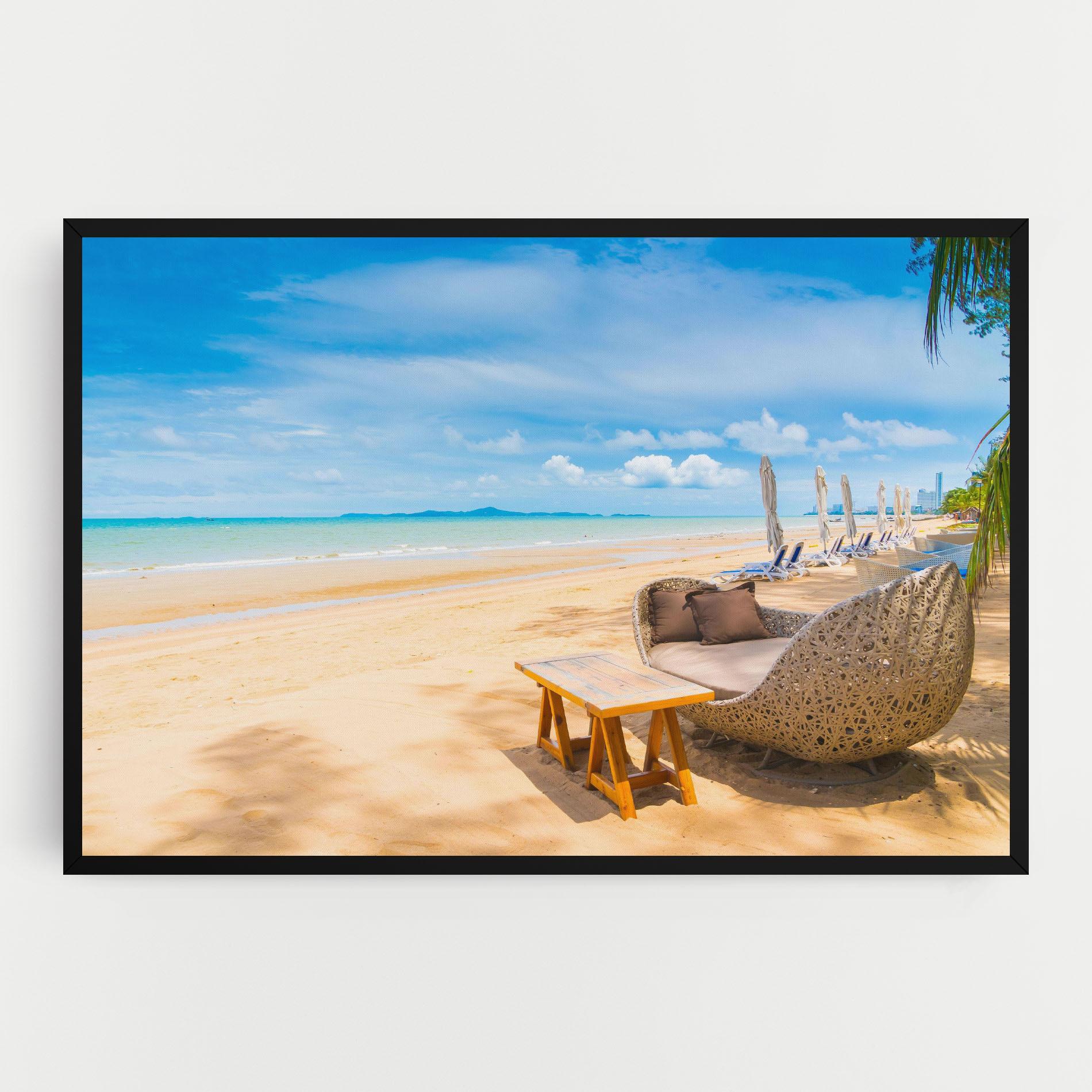 Leinwandbild Dinning Blue Sky mockup 0