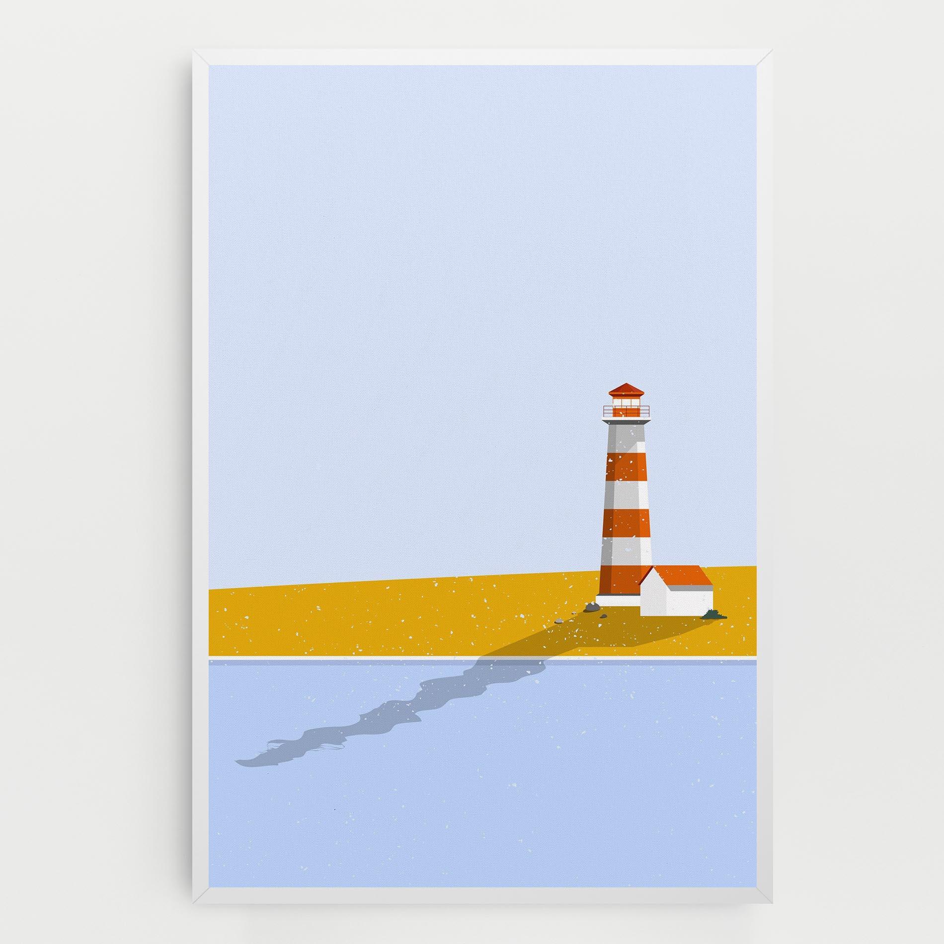 Leinwandbild Beach Tower mockup 0