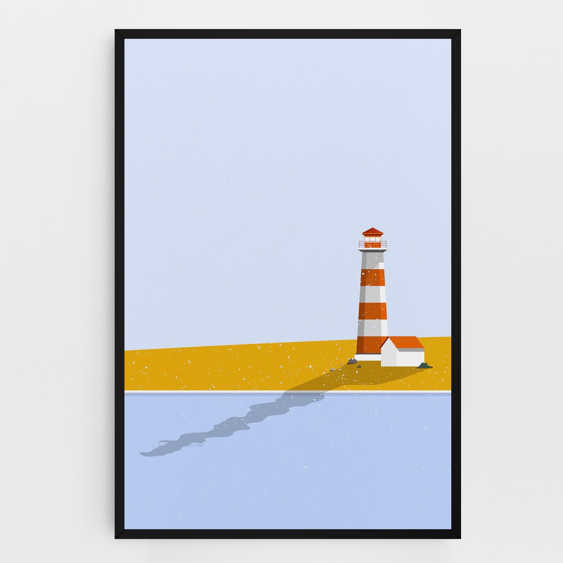 Leinwandbild Beach Tower mockup 0