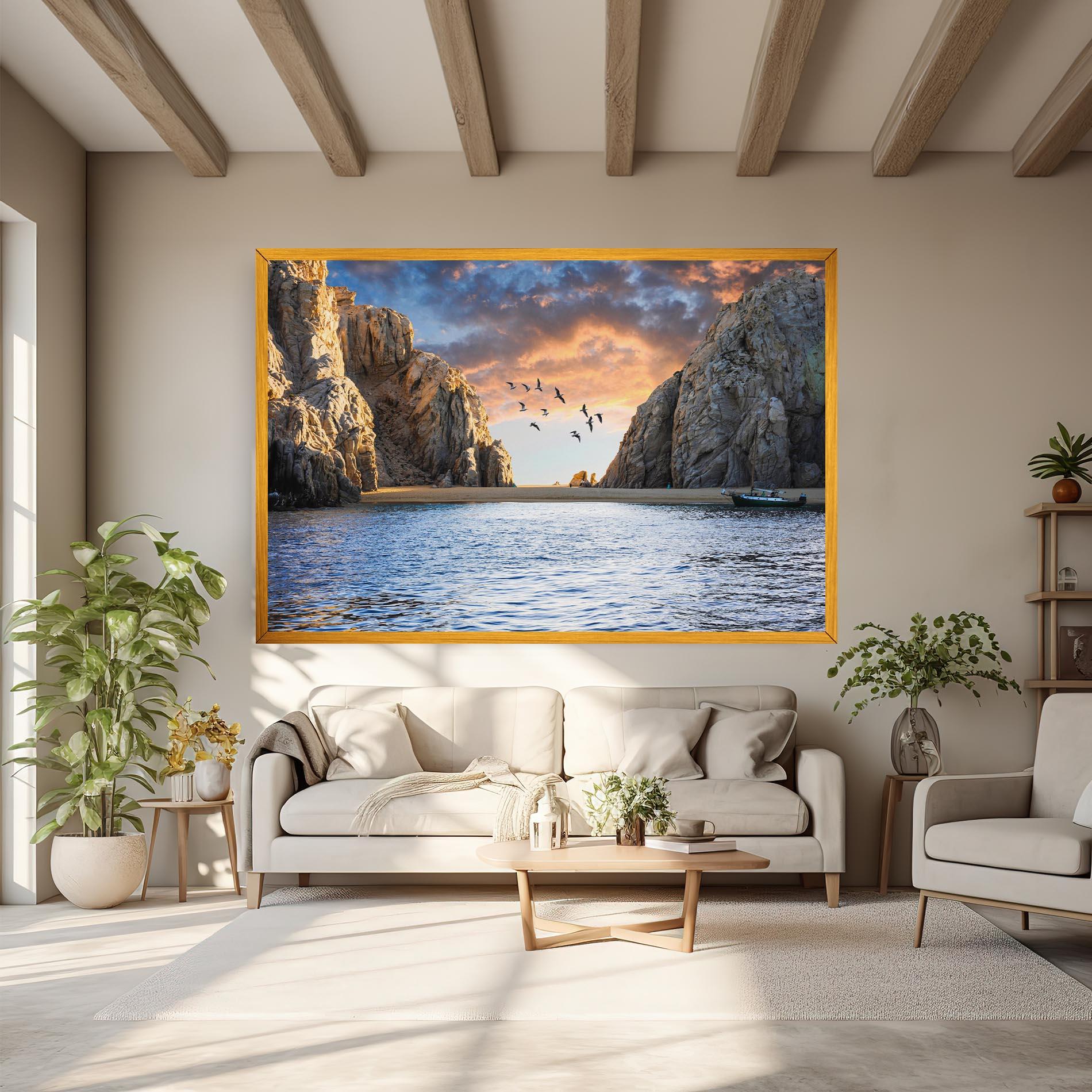 Leinwandbild Lover S Beach mockup 6