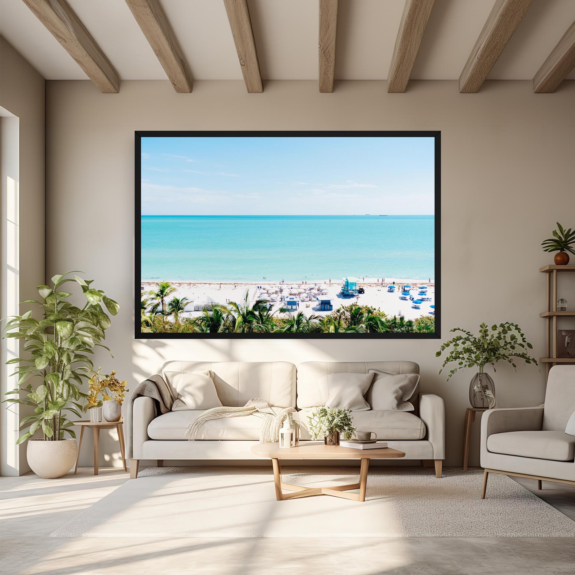 Leinwandbild Blue Clear Water mockup 6