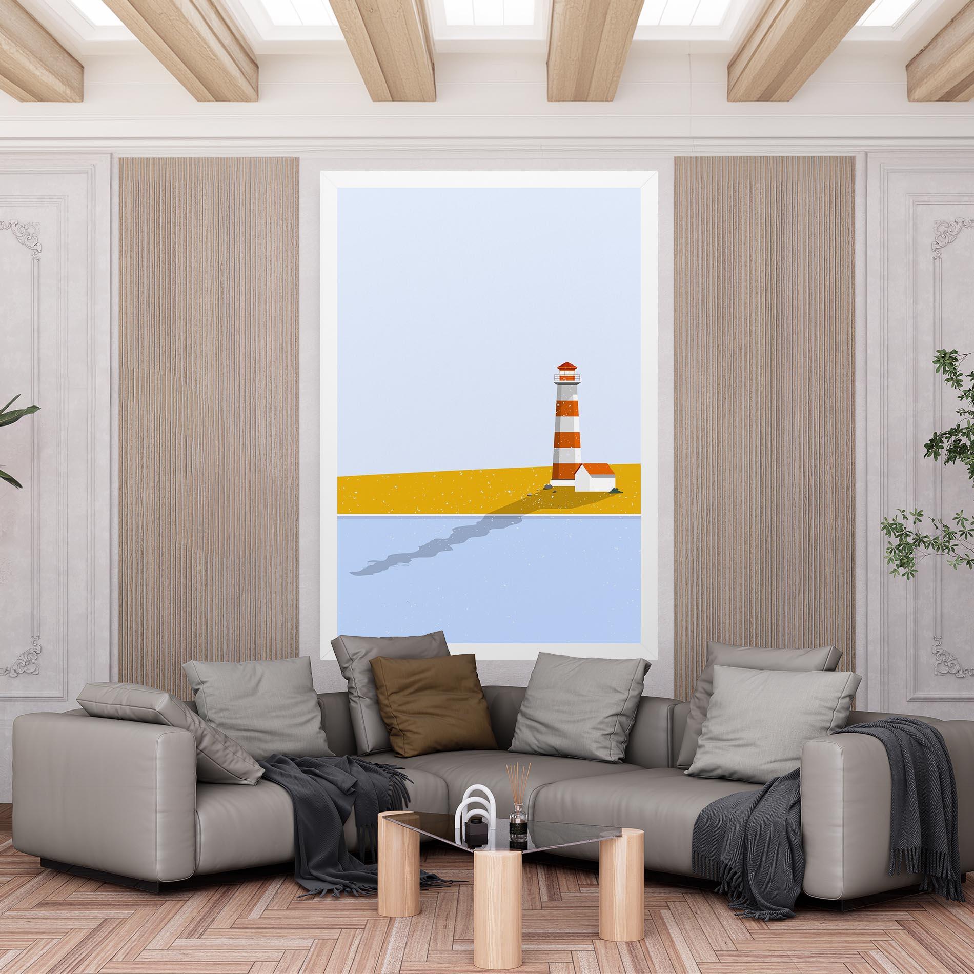 Leinwandbild Beach Tower mockup 6