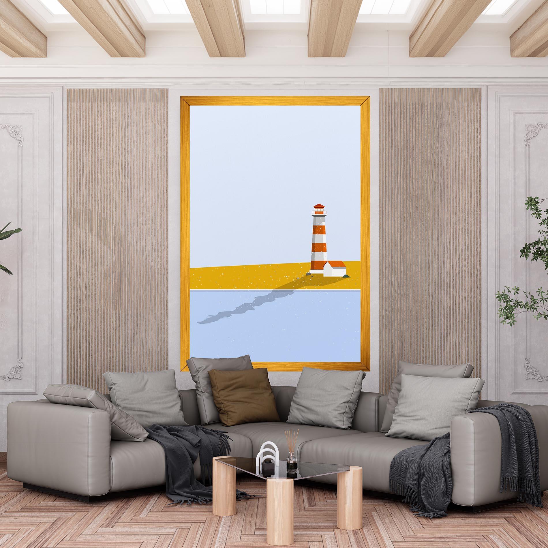 Leinwandbild Beach Tower mockup 6